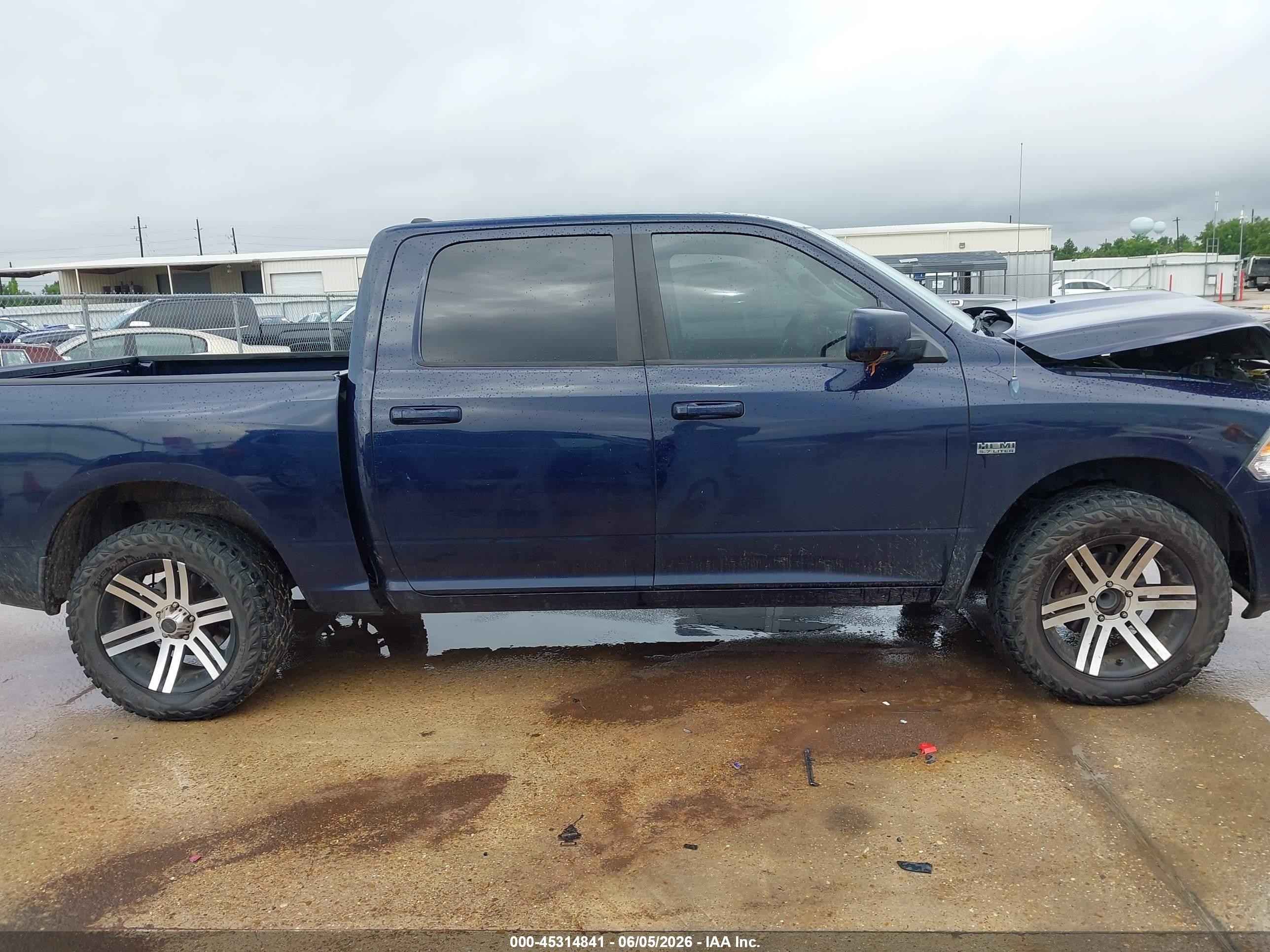 2012 Ram 1500 Sport Blue vin: 1C6RD6MTXCS332739