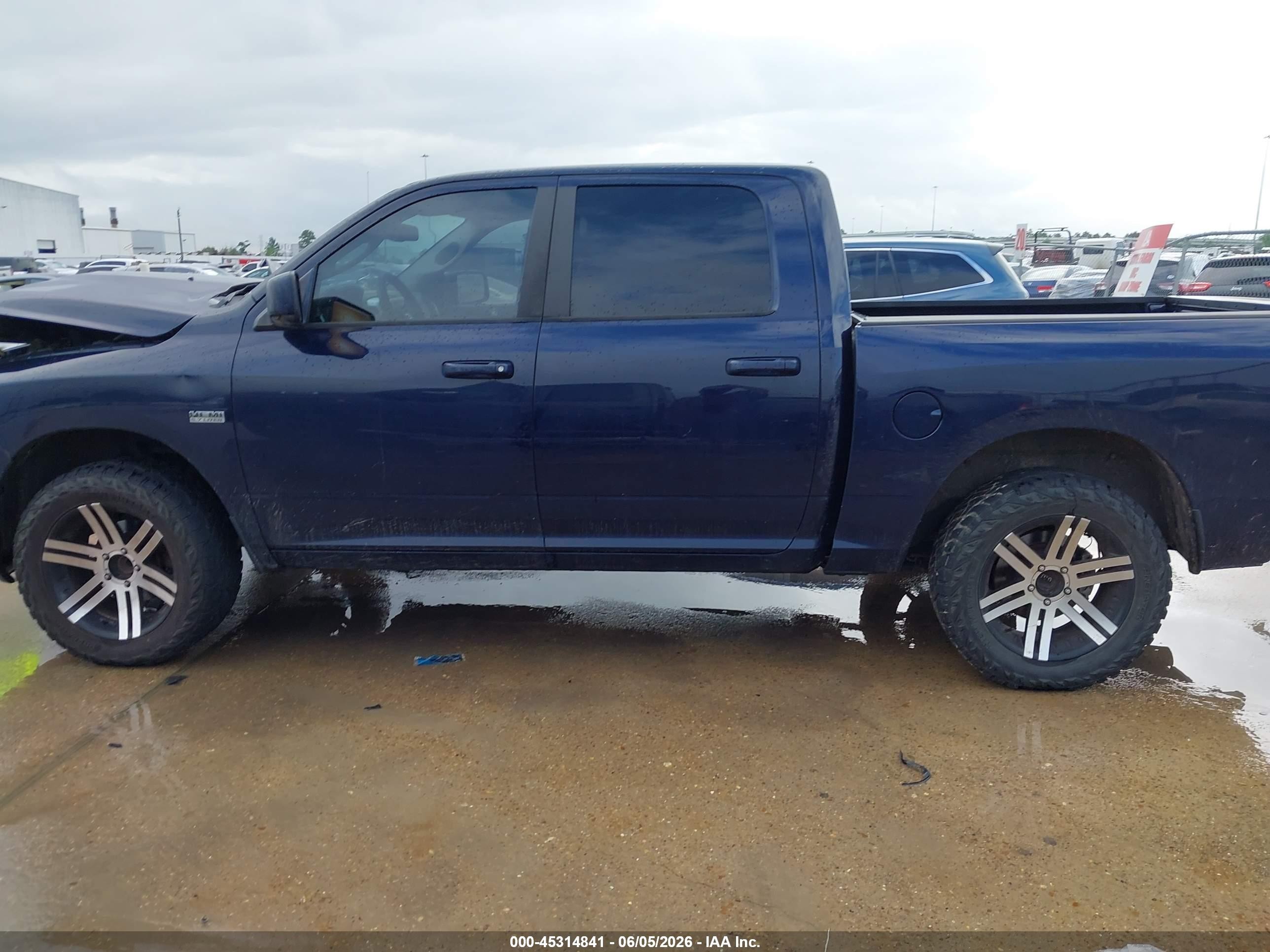2012 Ram 1500 Sport Blue vin: 1C6RD6MTXCS332739
