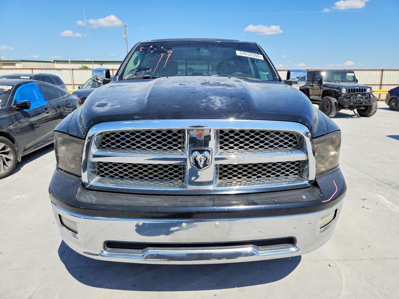2012 Dodge Ram 1500 Laramie Черный vin: 1C6RD6NT7CS182636