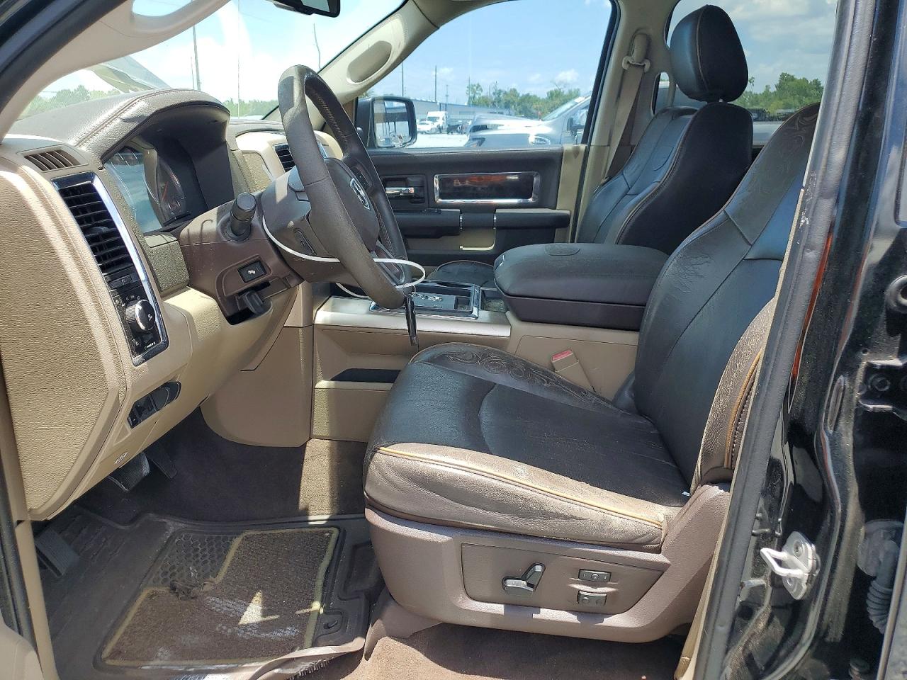 2012 Dodge Ram 1500 Longhorn Black vin: 1C6RD6PT0CS179378