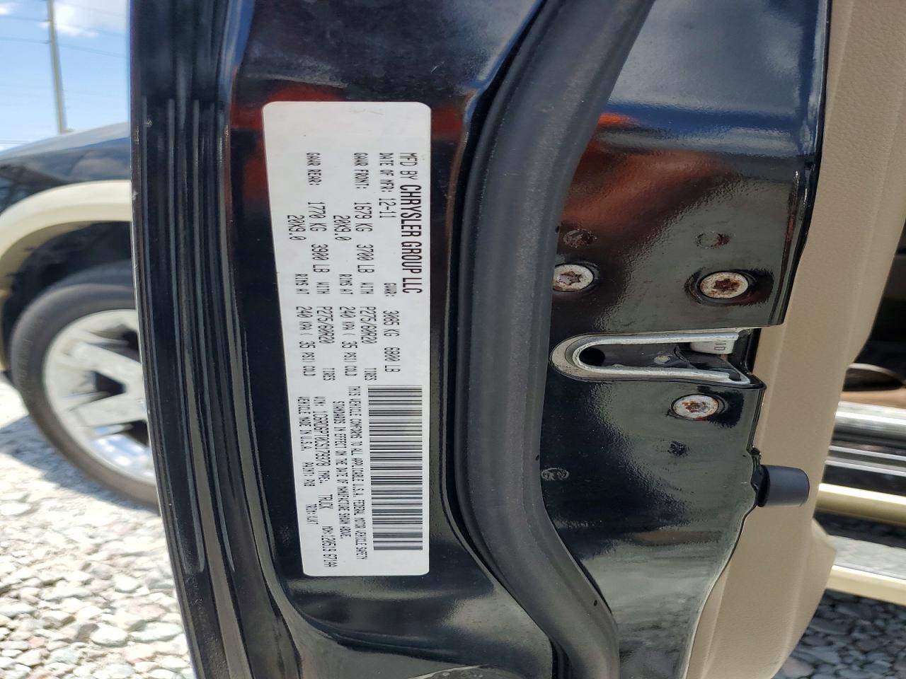 2012 Dodge Ram 1500 Longhorn Black vin: 1C6RD6PT0CS179378