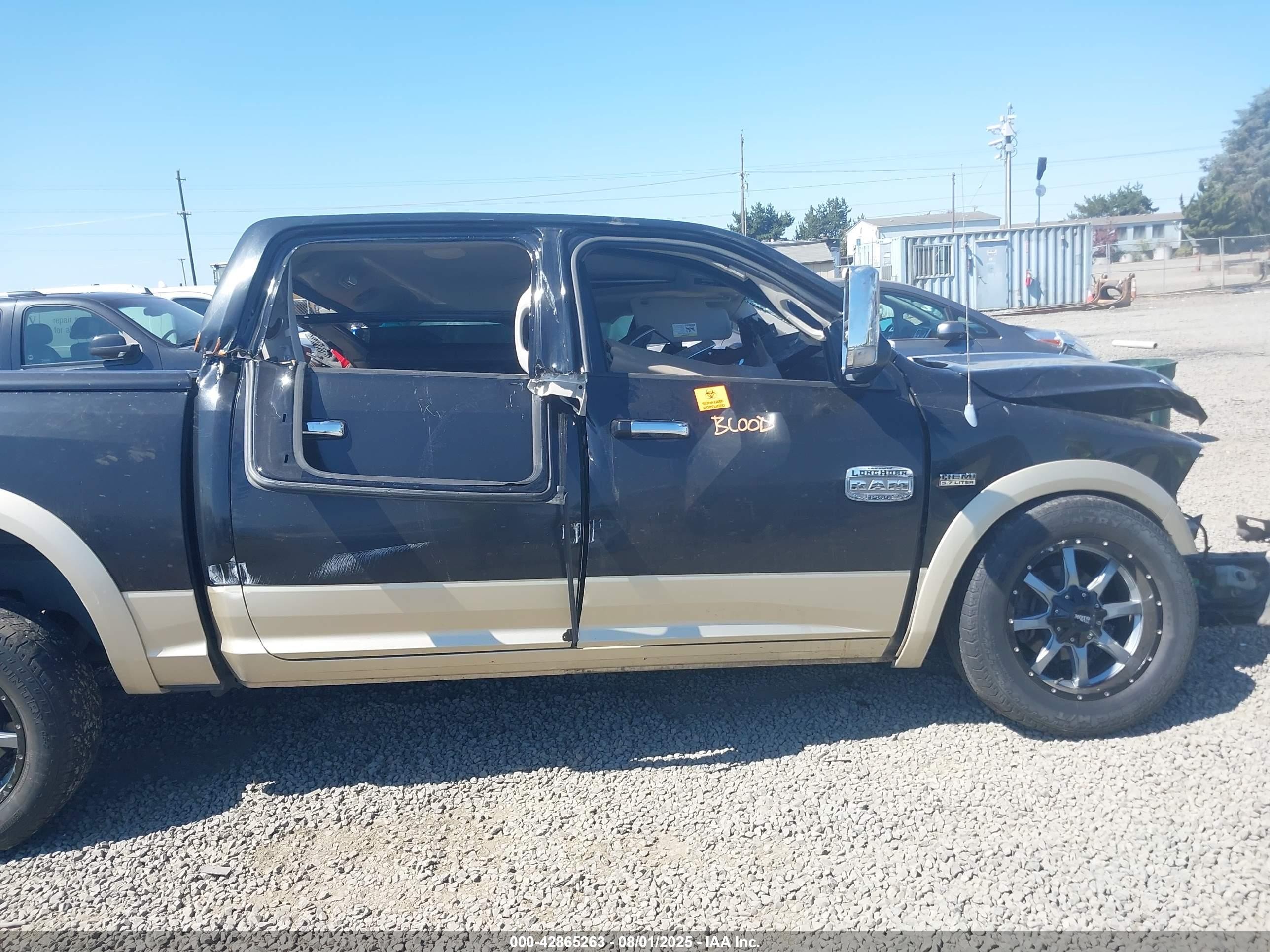 2012 Ram 1500 Laramie Longhorn/limited Edition Black vin: 1C6RD6PT9CS208232