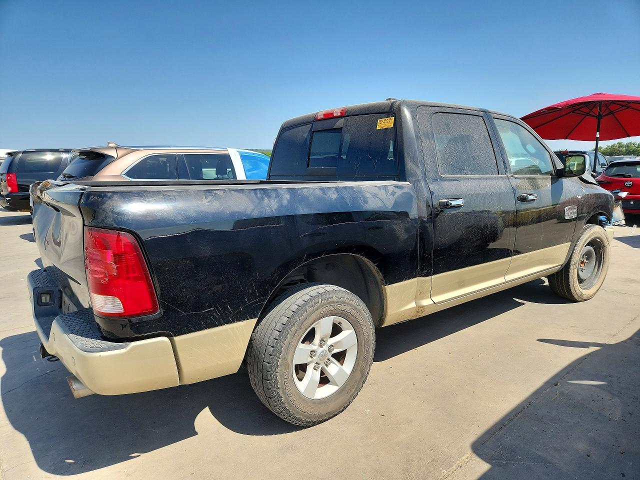 2012 Dodge Ram 1500 Longhorn Black vin: 1C6RD6PT9CS323798