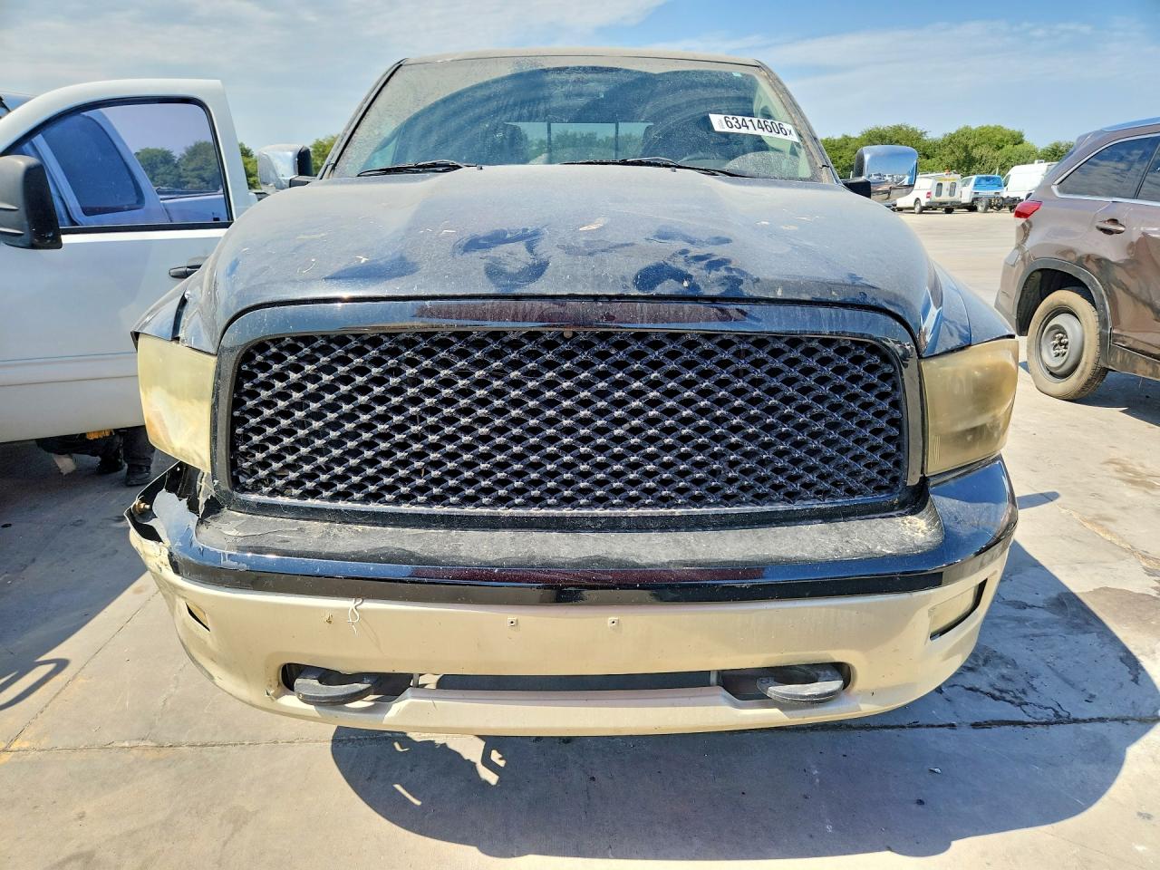 2012 Dodge Ram 1500 Longhorn Black vin: 1C6RD6PT9CS323798