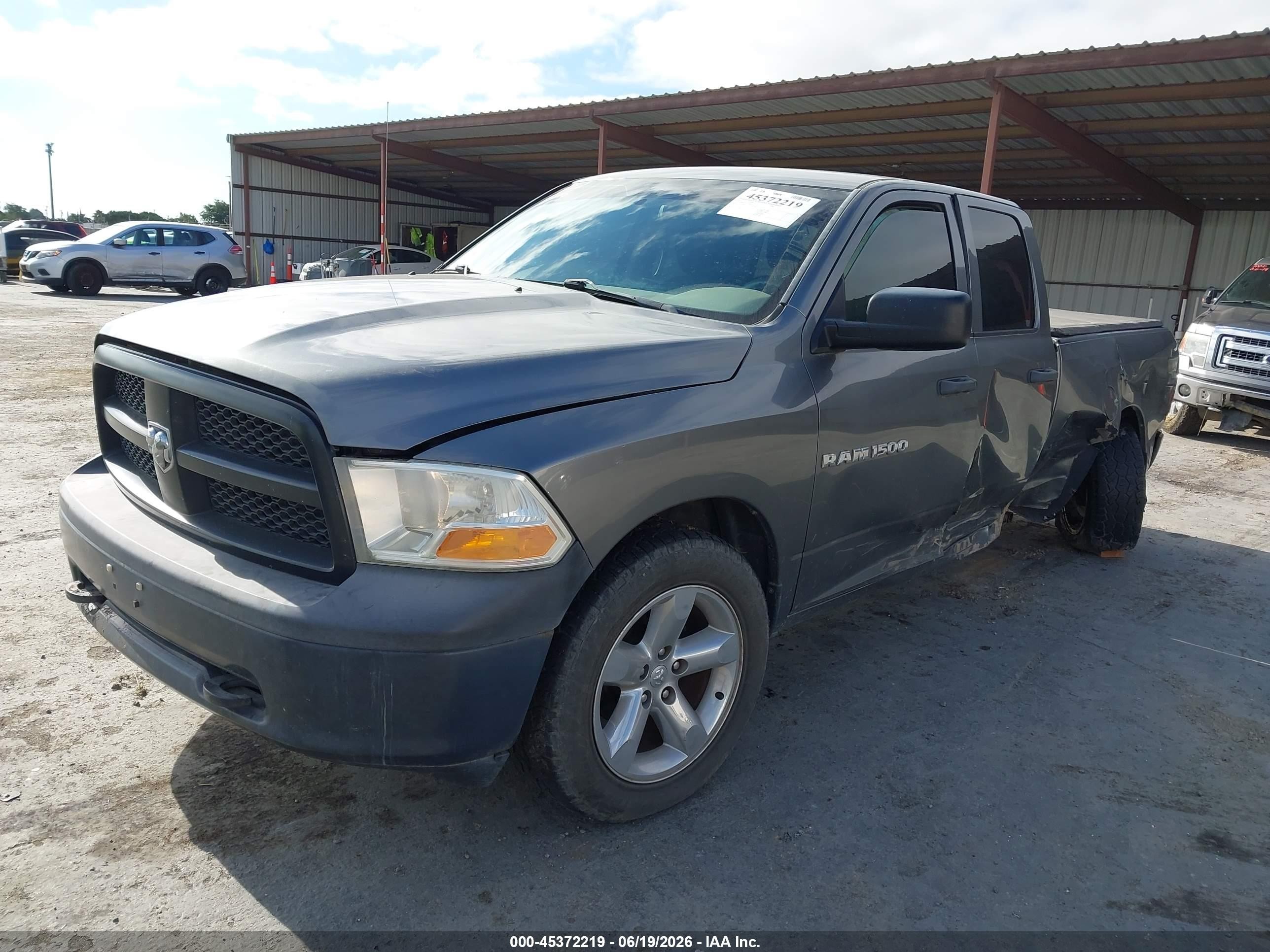2012 Ram 1500 St Gray vin: 1C6RD7FP1CS296333