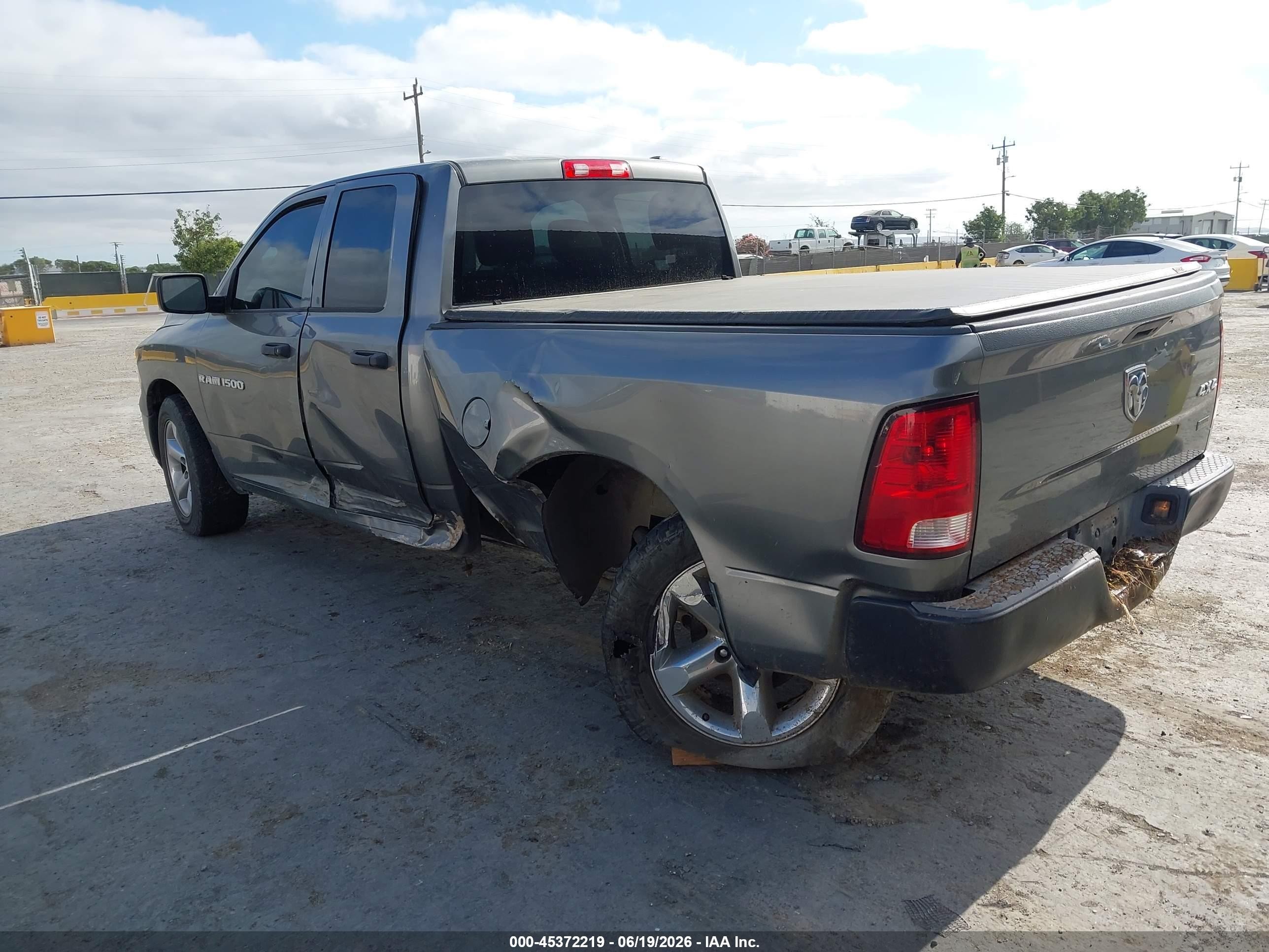 2012 Ram 1500 St Gray vin: 1C6RD7FP1CS296333