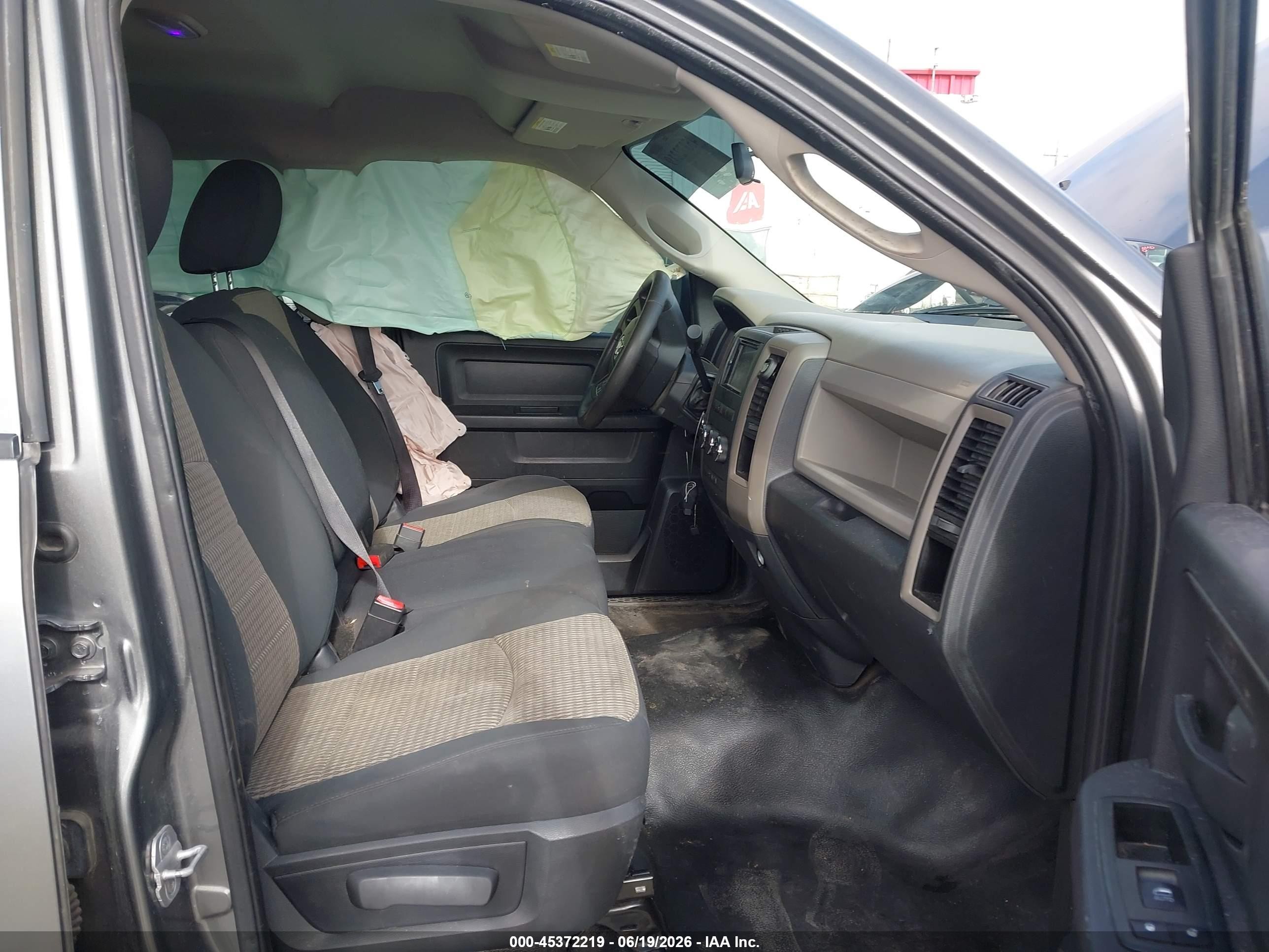 2012 Ram 1500 St Gray vin: 1C6RD7FP1CS296333