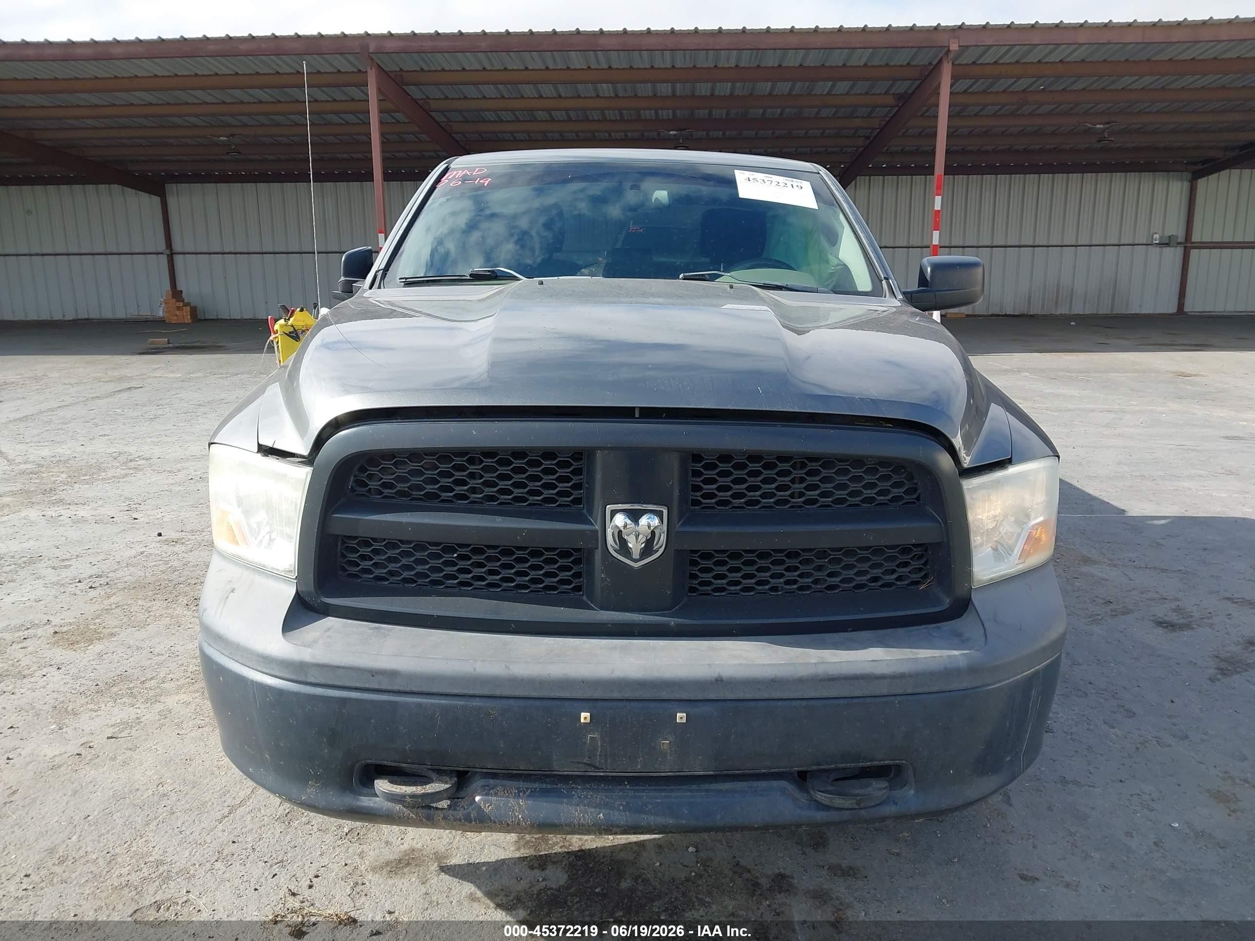 2012 Ram 1500 St Gray vin: 1C6RD7FP1CS296333