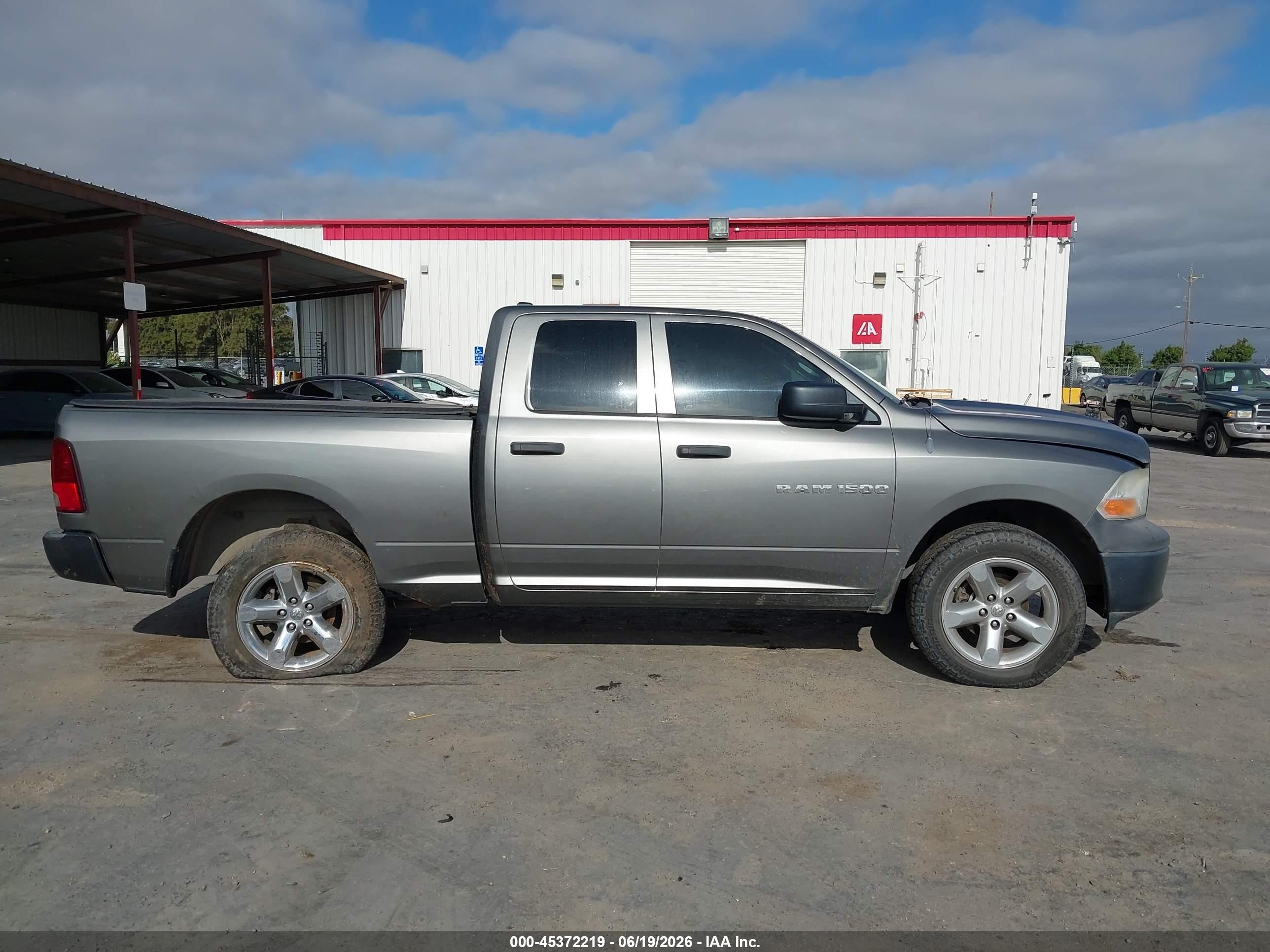 2012 Ram 1500 St Gray vin: 1C6RD7FP1CS296333