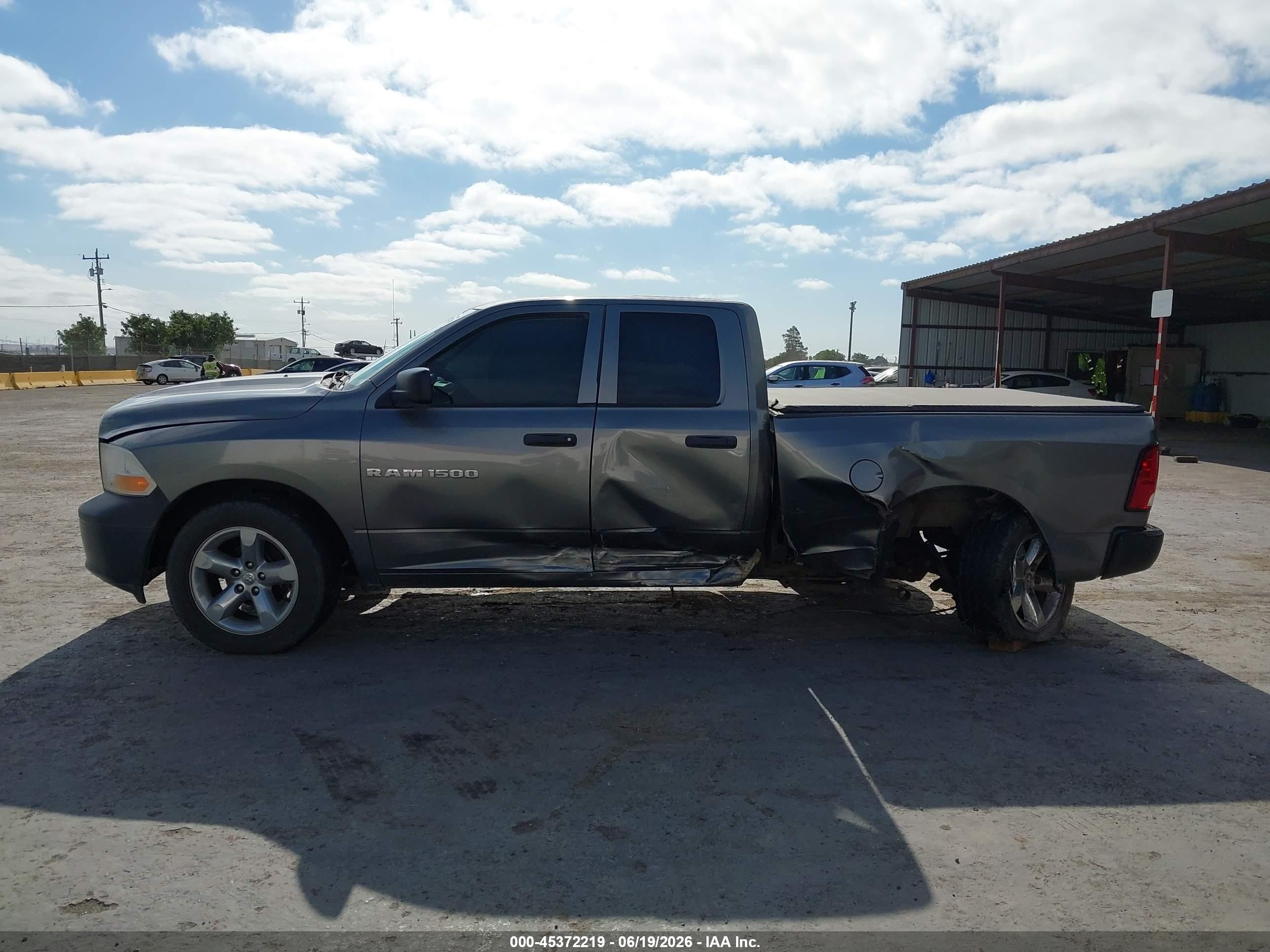 2012 Ram 1500 St Gray vin: 1C6RD7FP1CS296333