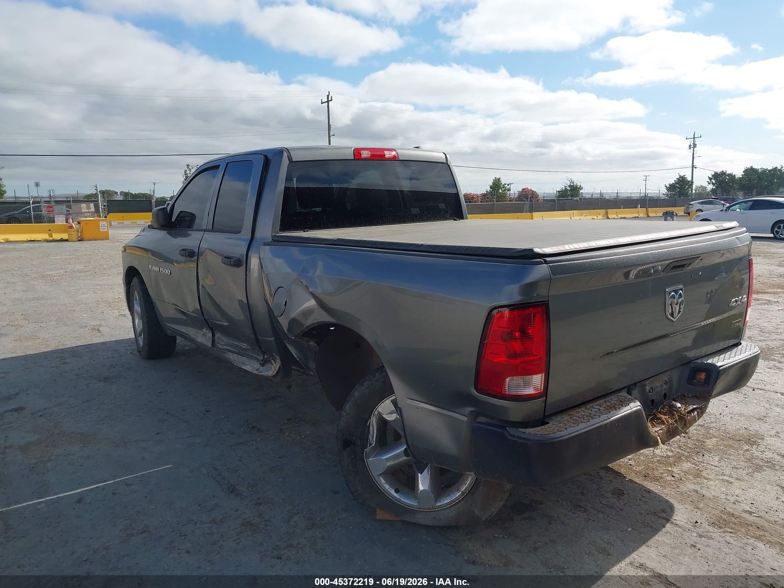 2012 Ram 1500 St Gray vin: 1C6RD7FP1CS296333