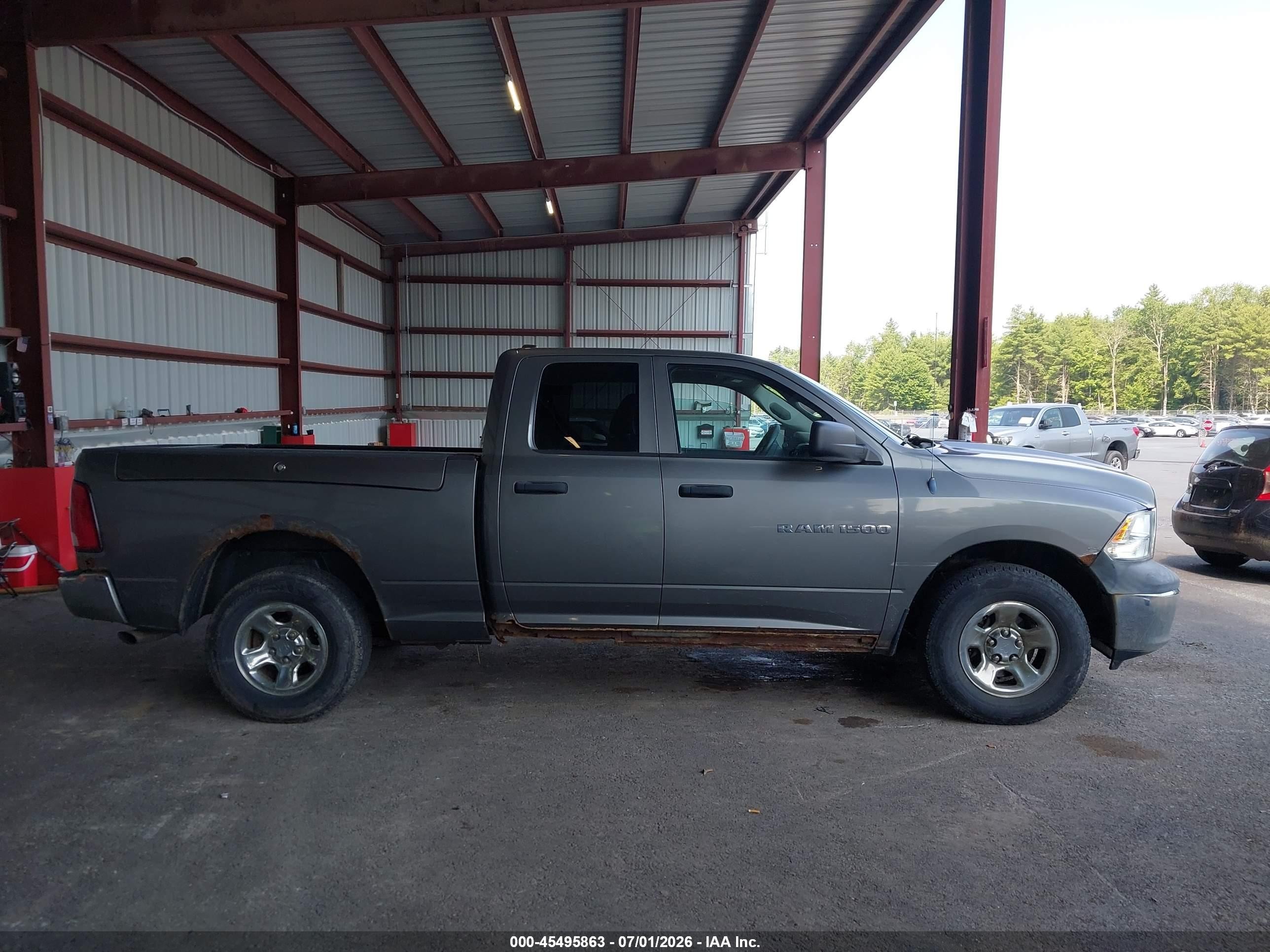 2012 Ram 1500 Tradesman Gray vin: 1C6RD7FP1CS340363
