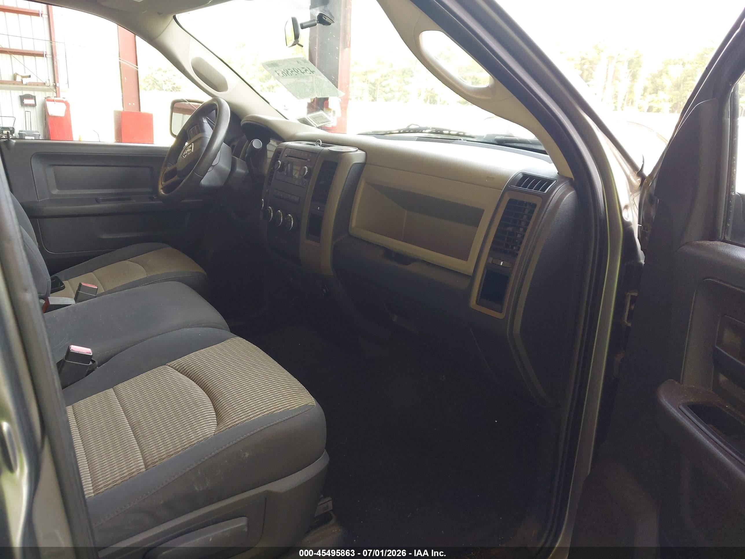 2012 Ram 1500 Tradesman Gray vin: 1C6RD7FP1CS340363
