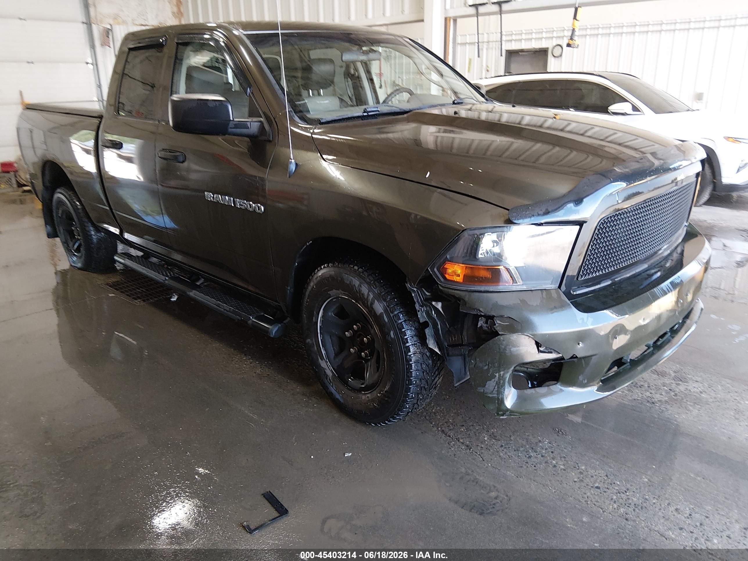 2012 Ram 1500 St Green vin: 1C6RD7FP2CS232396