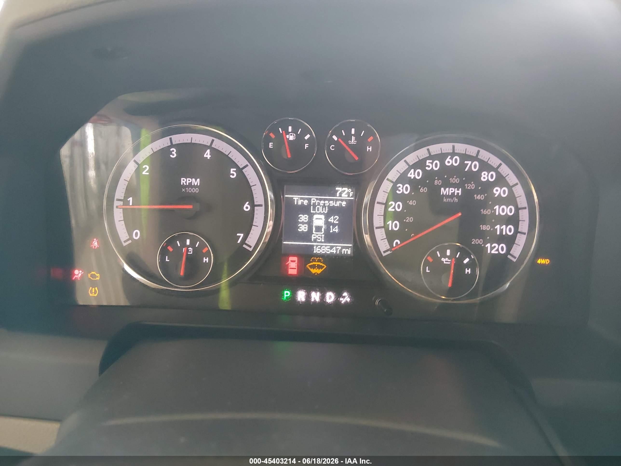 2012 Ram 1500 St Green vin: 1C6RD7FP2CS232396