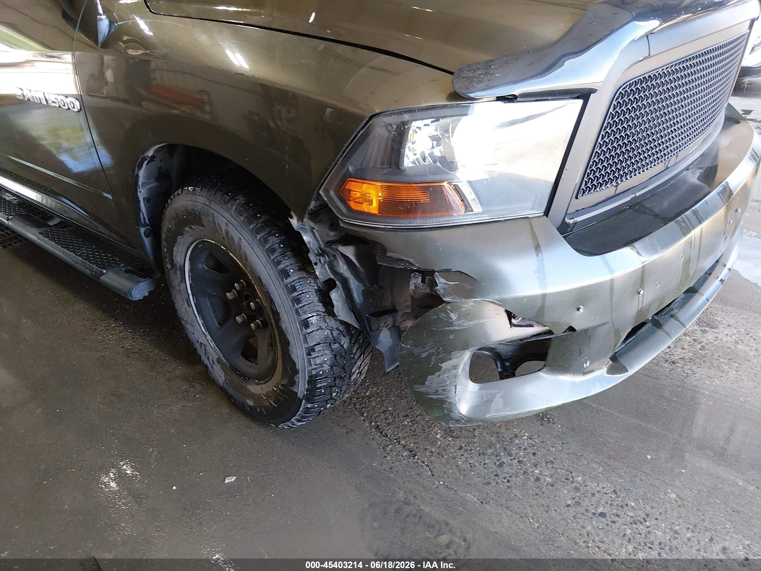 2012 Ram 1500 St Green vin: 1C6RD7FP2CS232396