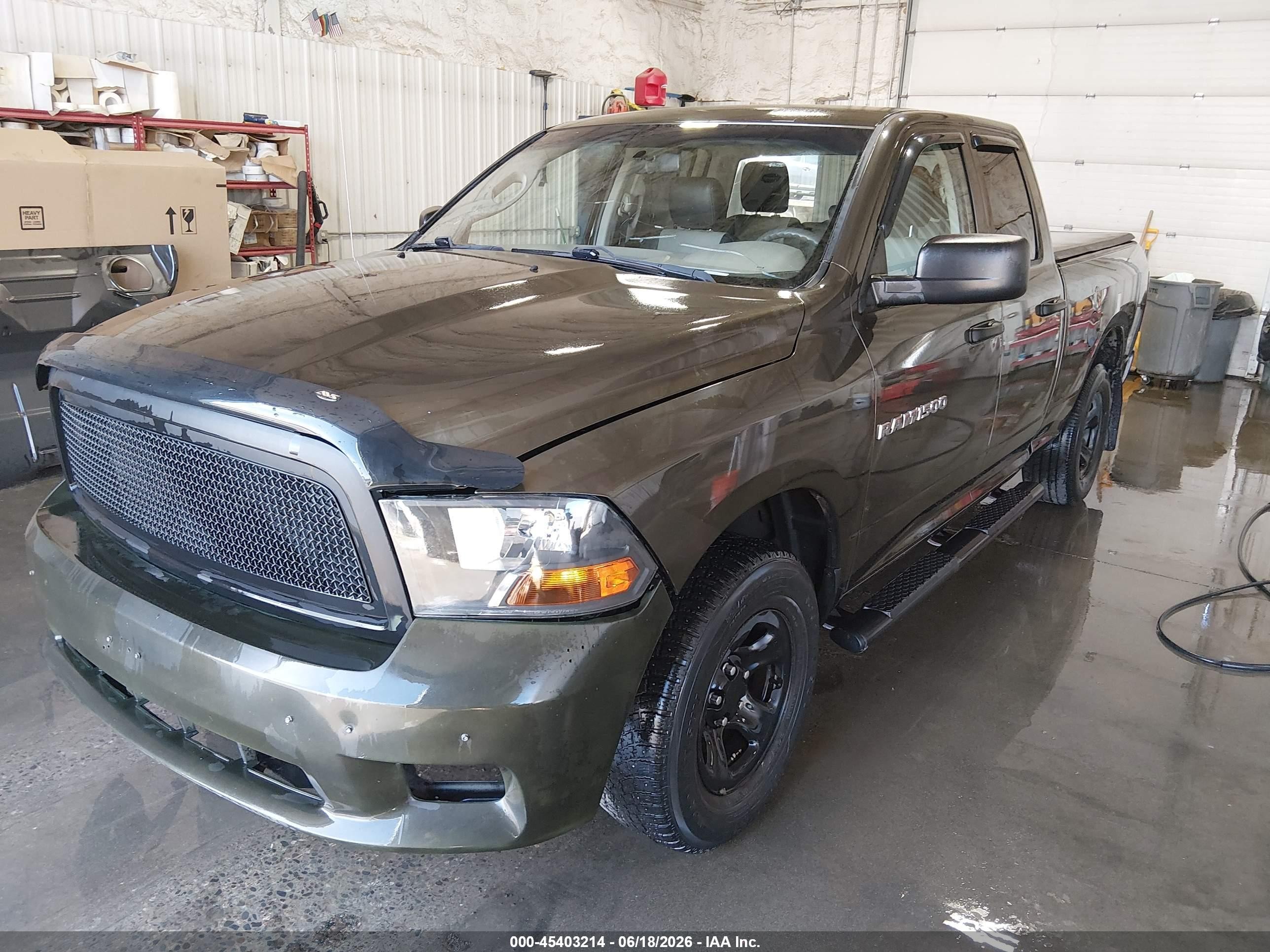 2012 Ram 1500 St Green vin: 1C6RD7FP2CS232396