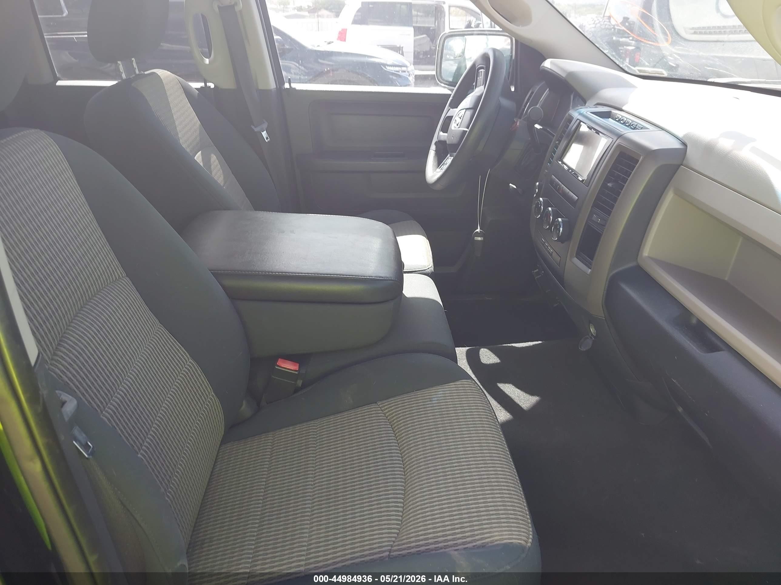 2012 Ram 1500 St Black vin: 1C6RD7FP3CS197447