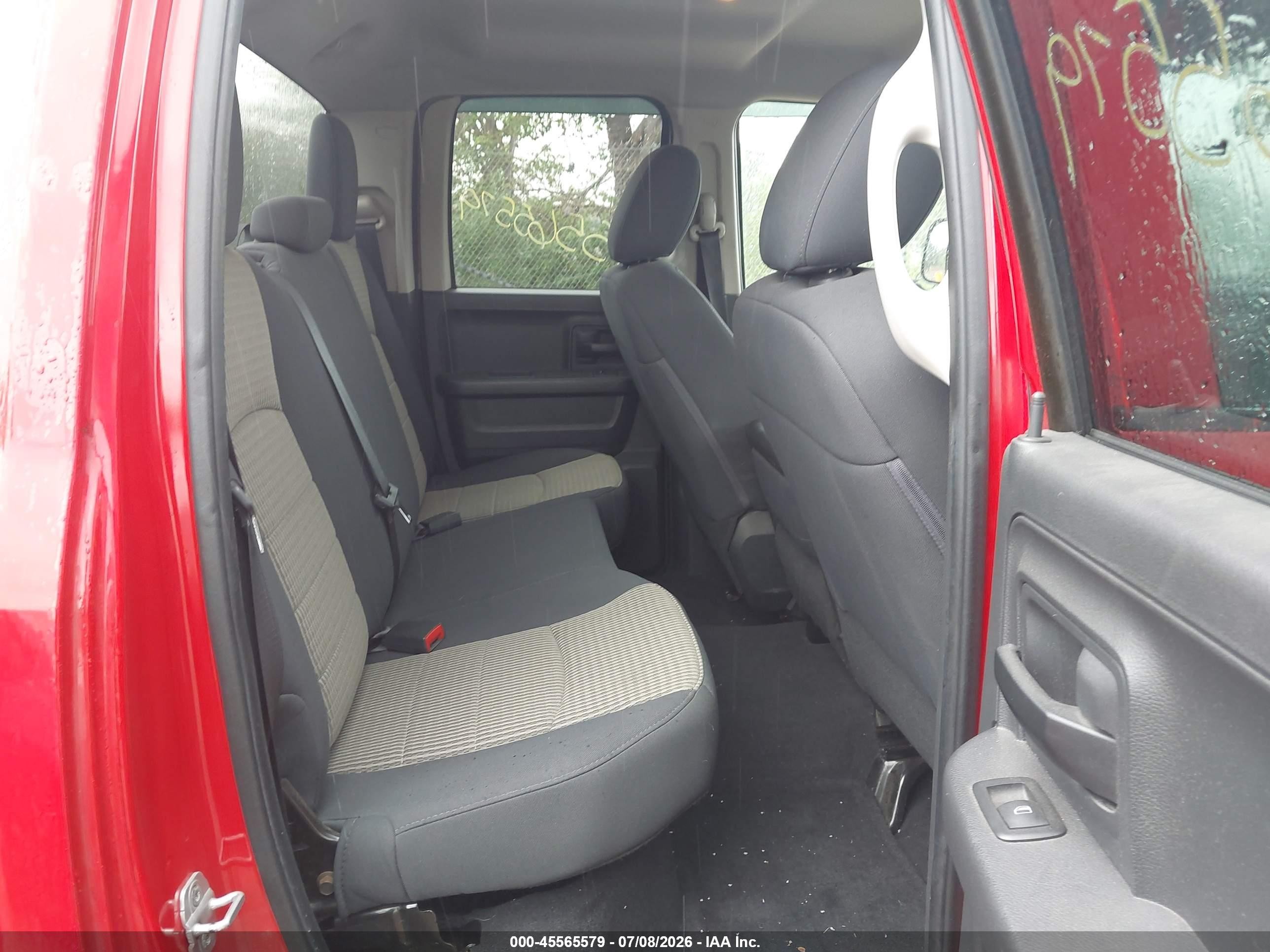 2012 Ram 1500 Tradesman Красный vin: 1C6RD7FP4CS240015