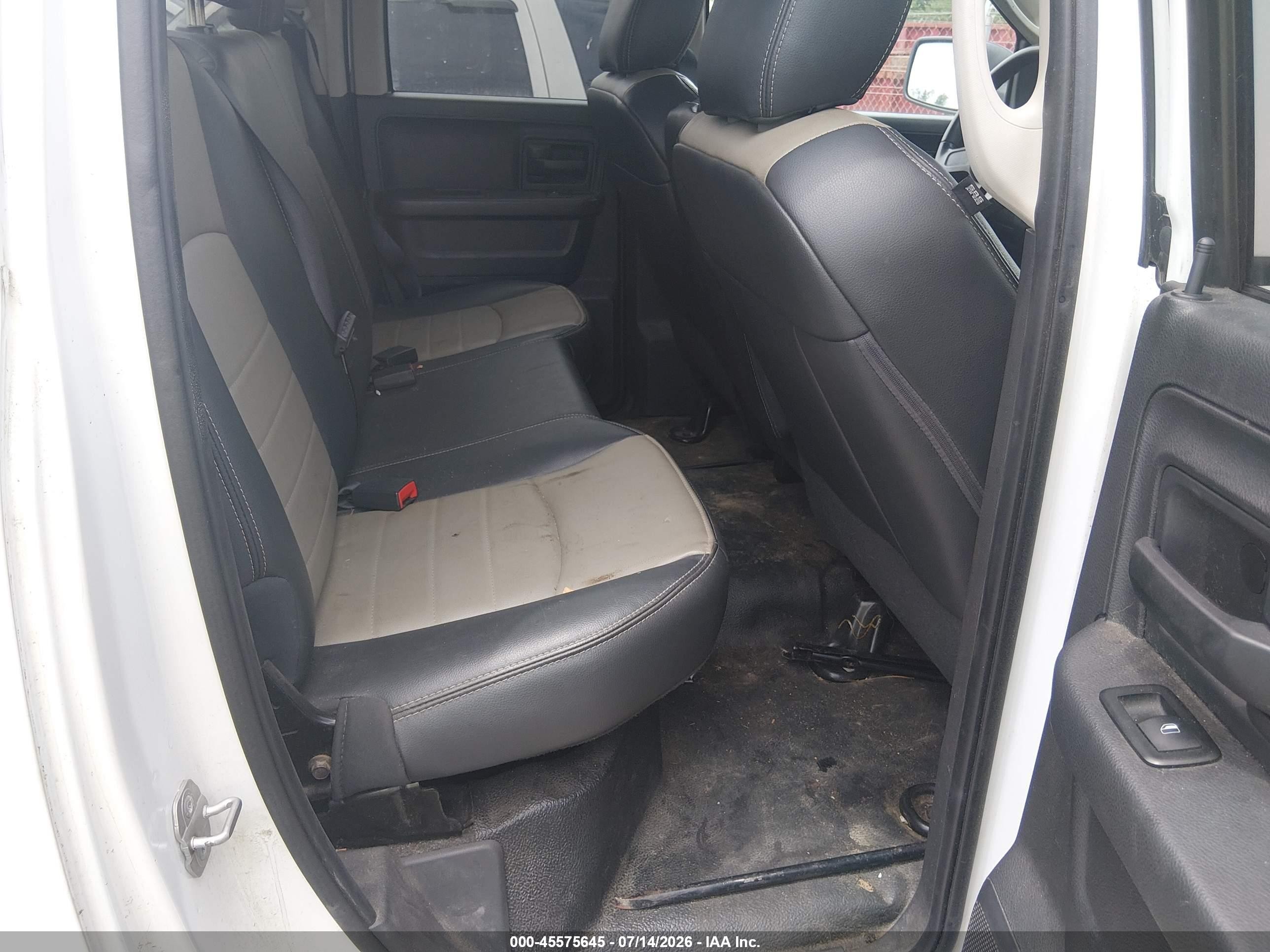 2012 Ram 1500 St White vin: 1C6RD7FP5CS264498
