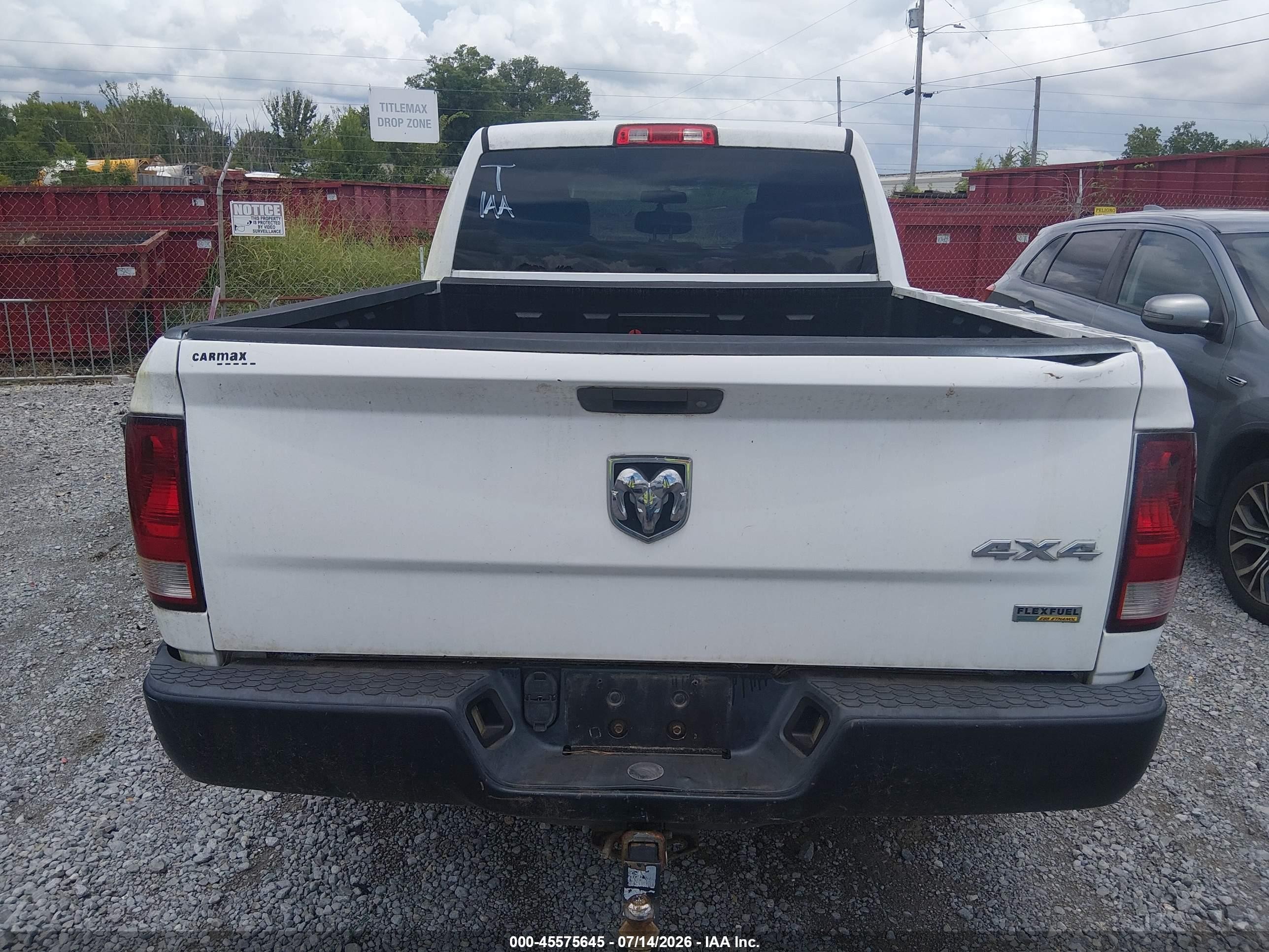 2012 Ram 1500 St White vin: 1C6RD7FP5CS264498