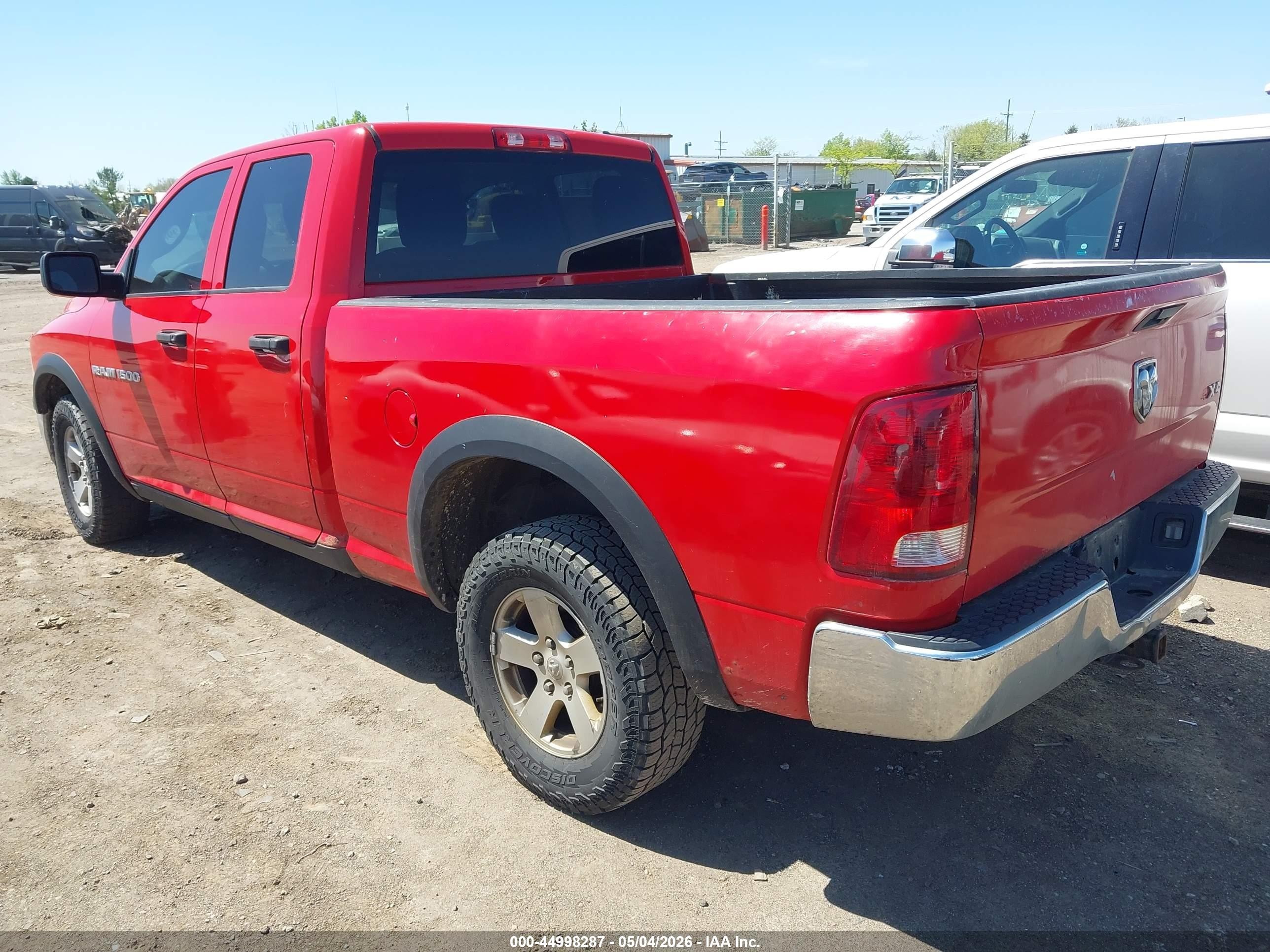 2012 Ram 1500 St Red vin: 1C6RD7FP6CS211437