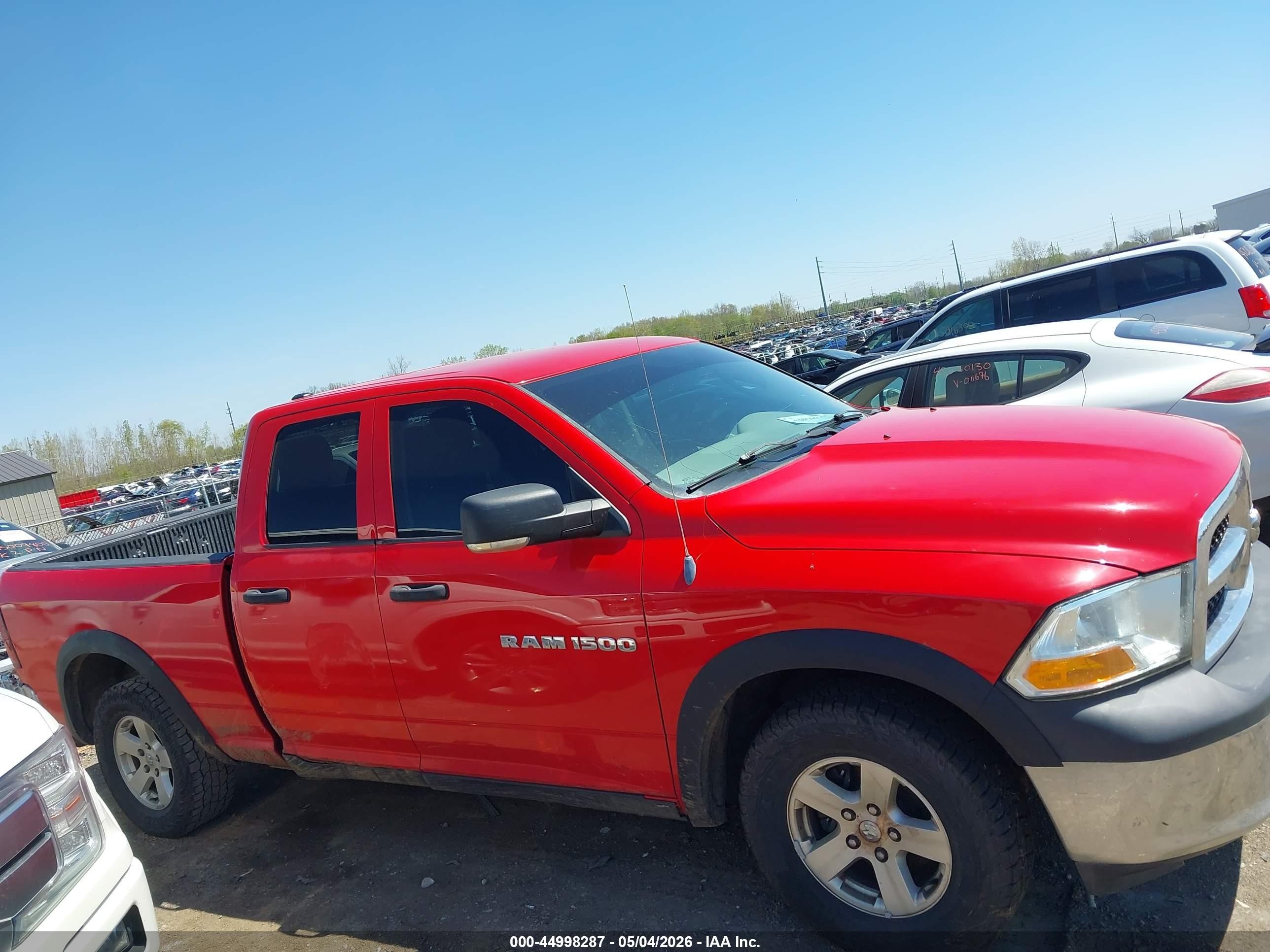 2012 Ram 1500 St Red vin: 1C6RD7FP6CS211437