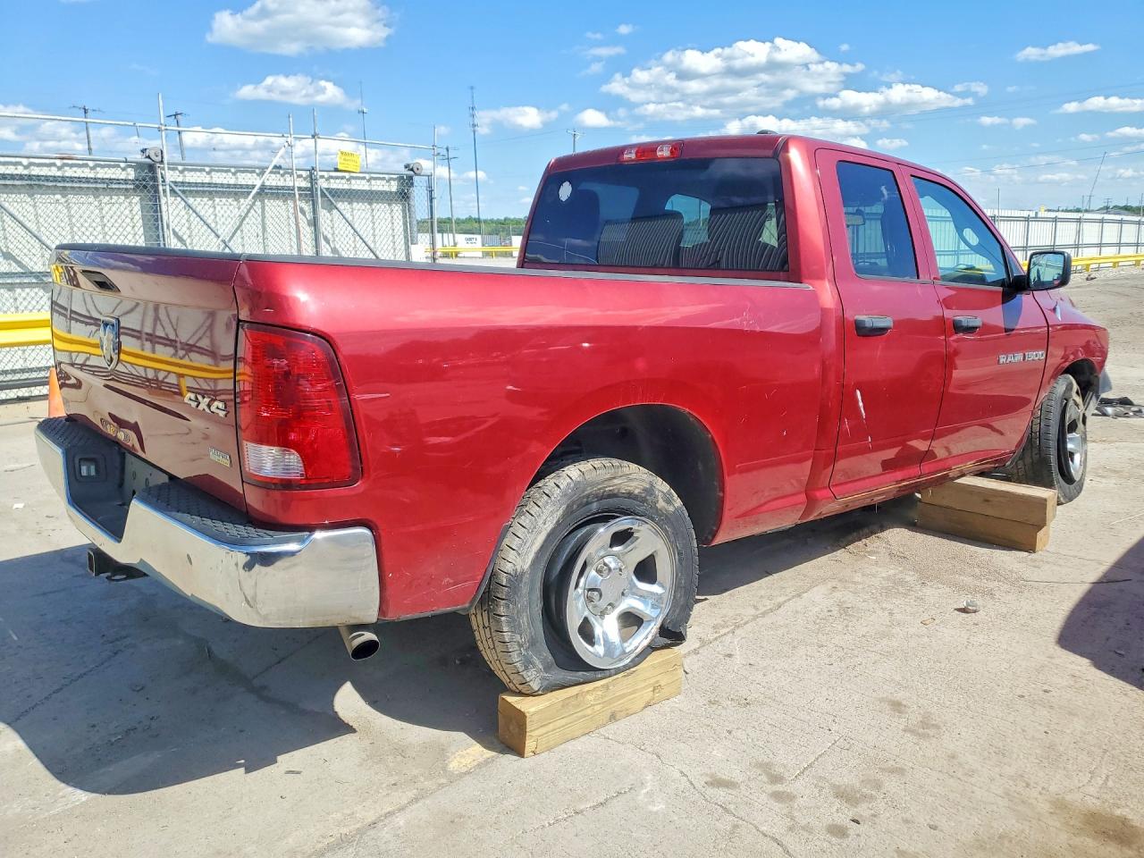 2012 Dodge Ram 1500 St Red vin: 1C6RD7FP6CS275459
