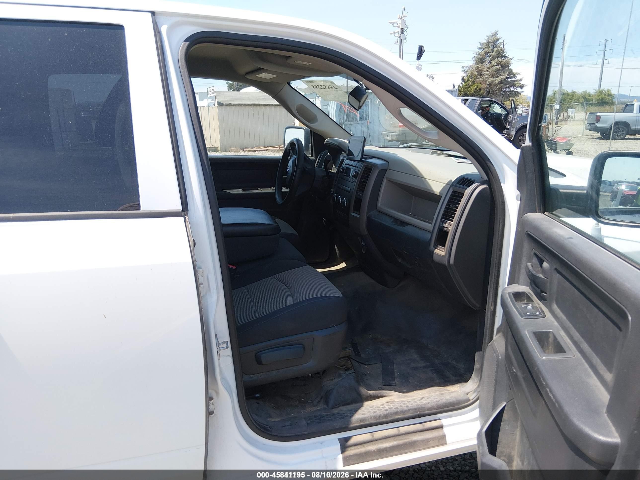 2012 Ram 1500 St White vin: 1C6RD7FP7CS234824