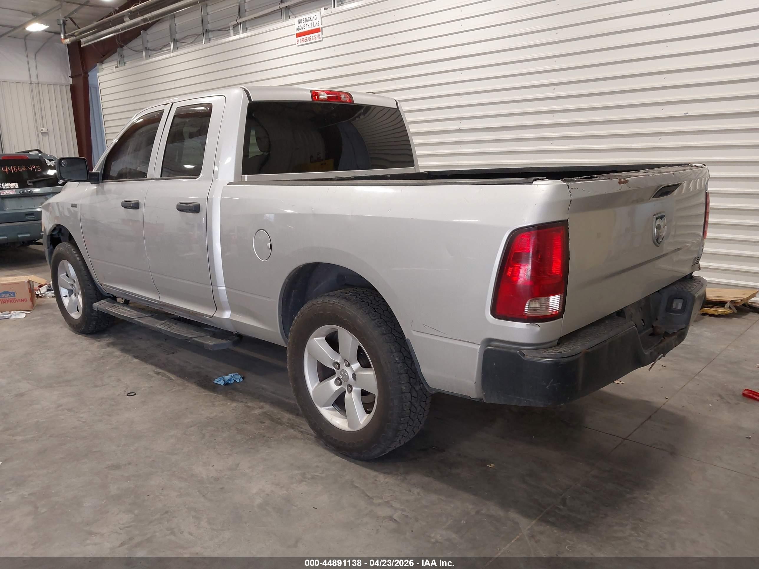 2012 Ram 1500 St Silver vin: 1C6RD7FP8CS252037