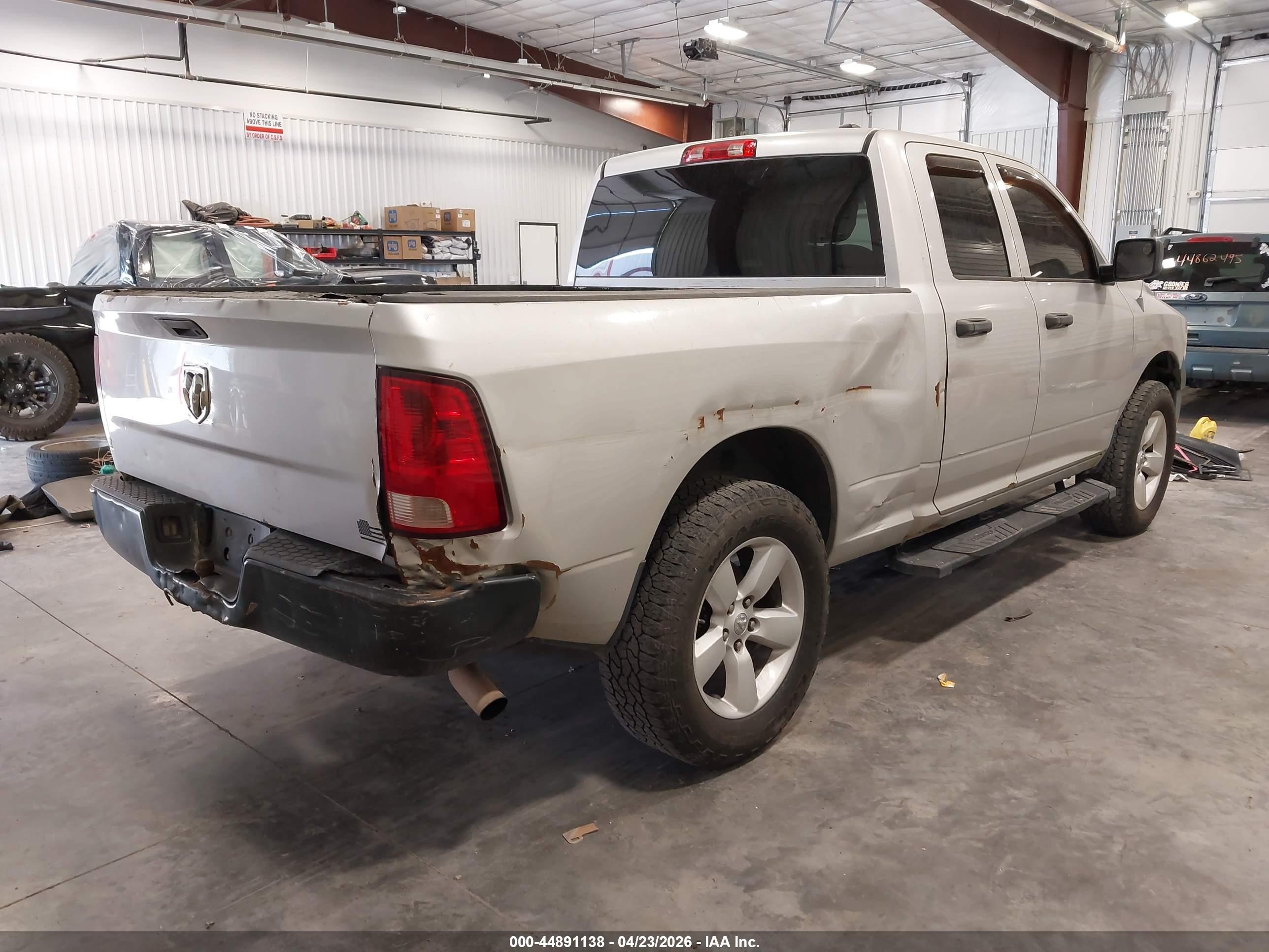 2012 Ram 1500 St Silver vin: 1C6RD7FP8CS252037