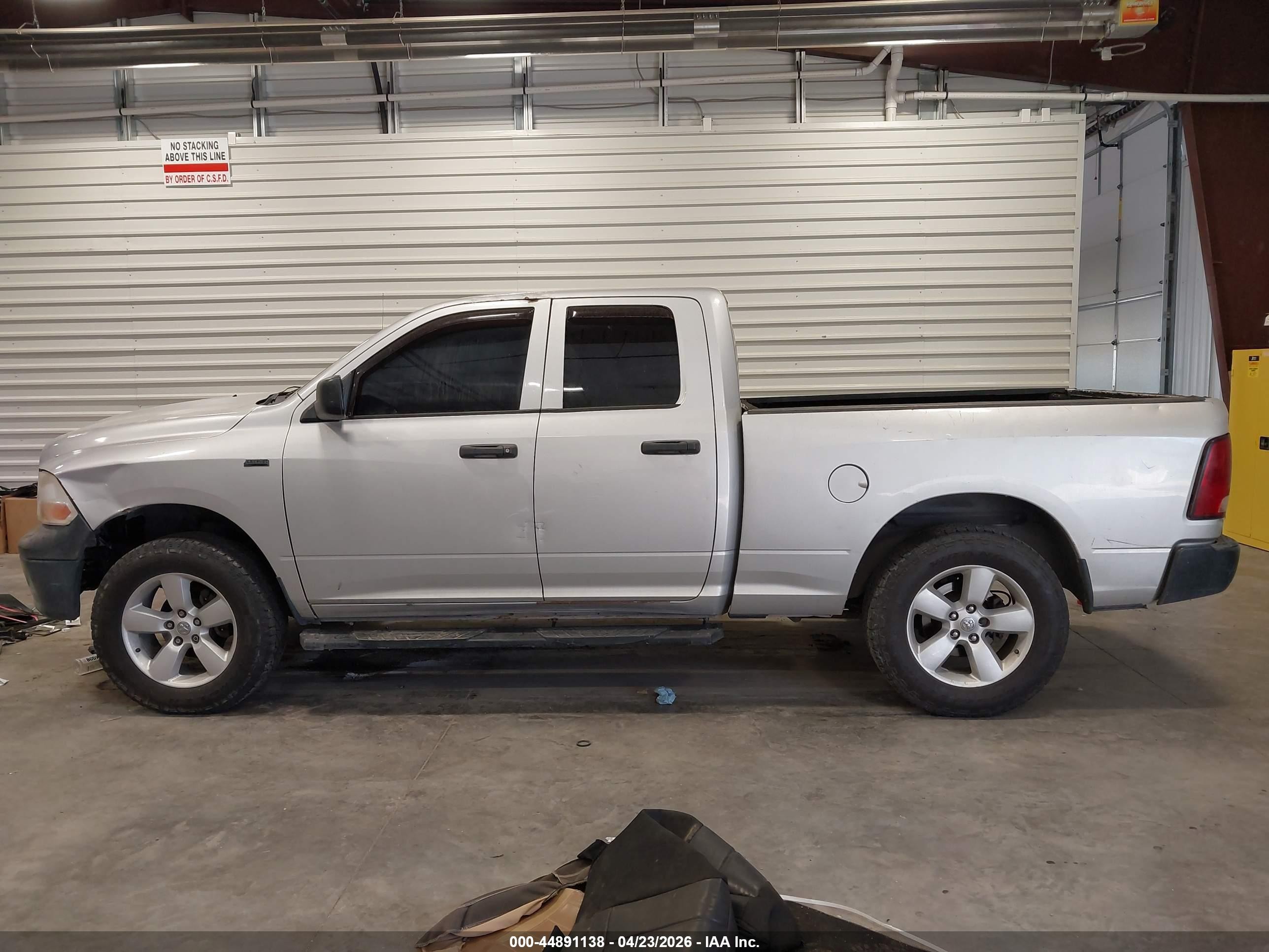 2012 Ram 1500 St Silver vin: 1C6RD7FP8CS252037