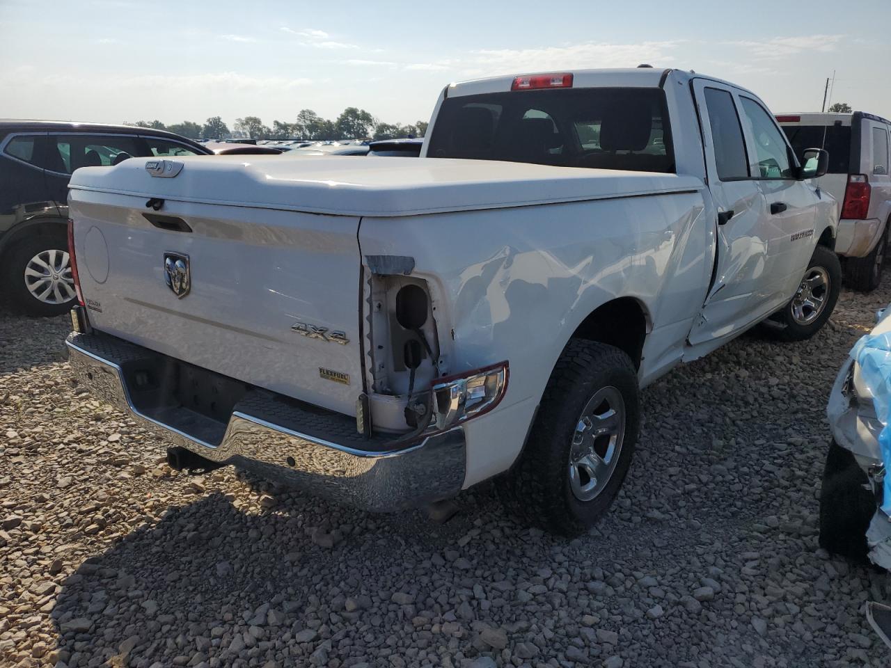 2012 Dodge Ram 1500 St St White vin: 1C6RD7FP9CS201596