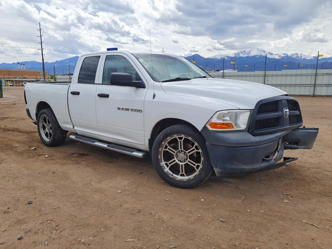 2012 Dodge 1500 Ram V Белый vin: 1C6RD7FP9CS249566