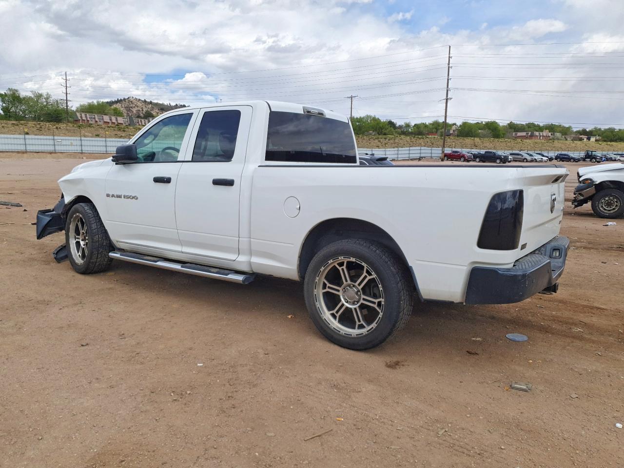 2012 Dodge 1500 Ram V Белый vin: 1C6RD7FP9CS249566