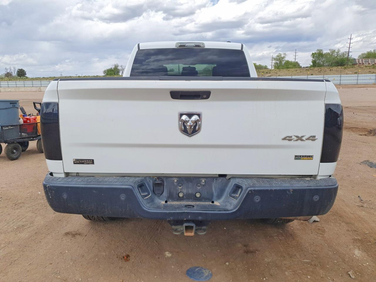 2012 Dodge 1500 Ram V Белый vin: 1C6RD7FP9CS249566