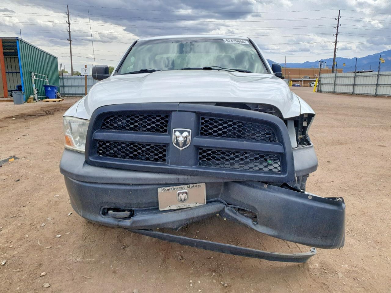2012 Dodge 1500 Ram V Белый vin: 1C6RD7FP9CS249566