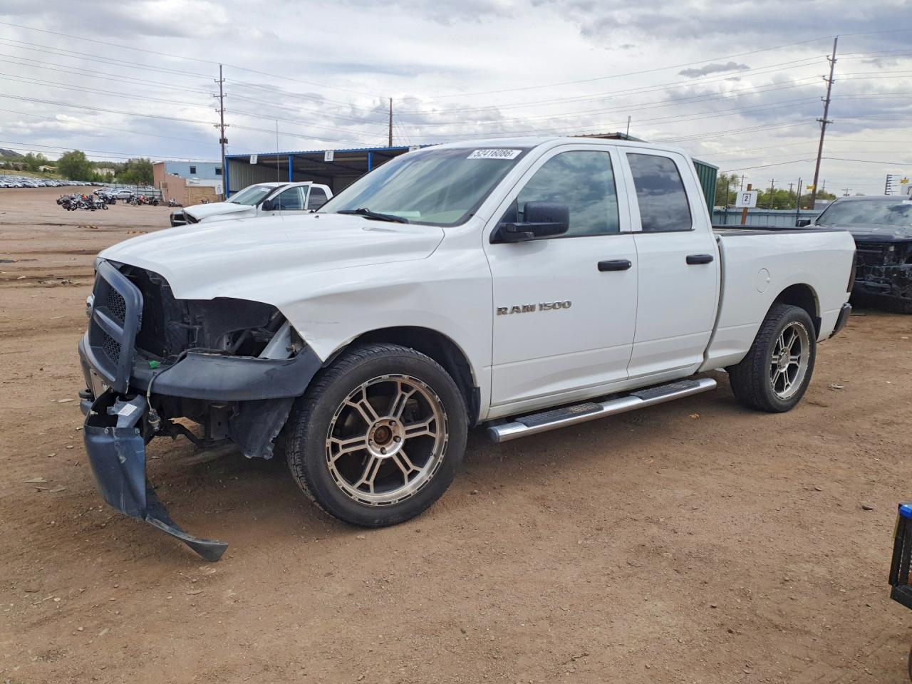 2012 Dodge 1500 Ram V White vin: 1C6RD7FP9CS249566