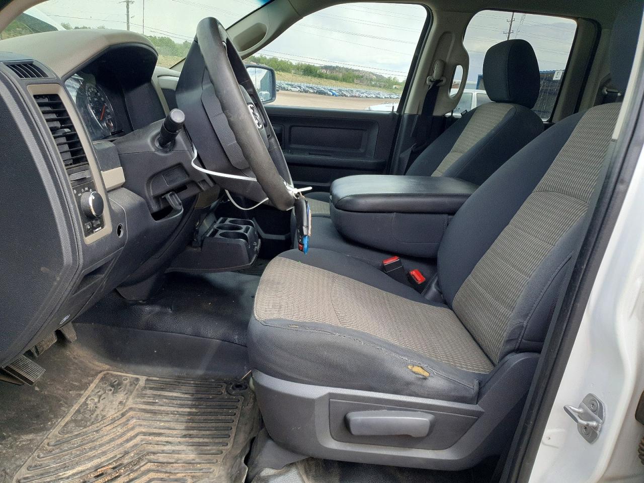 2012 Dodge 1500 Ram V Белый vin: 1C6RD7FP9CS249566