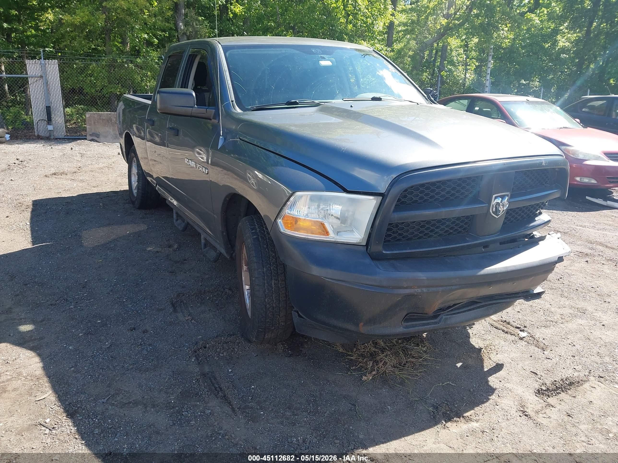 2012 Ram 1500 St Gray vin: 1C6RD7FP9CS266061