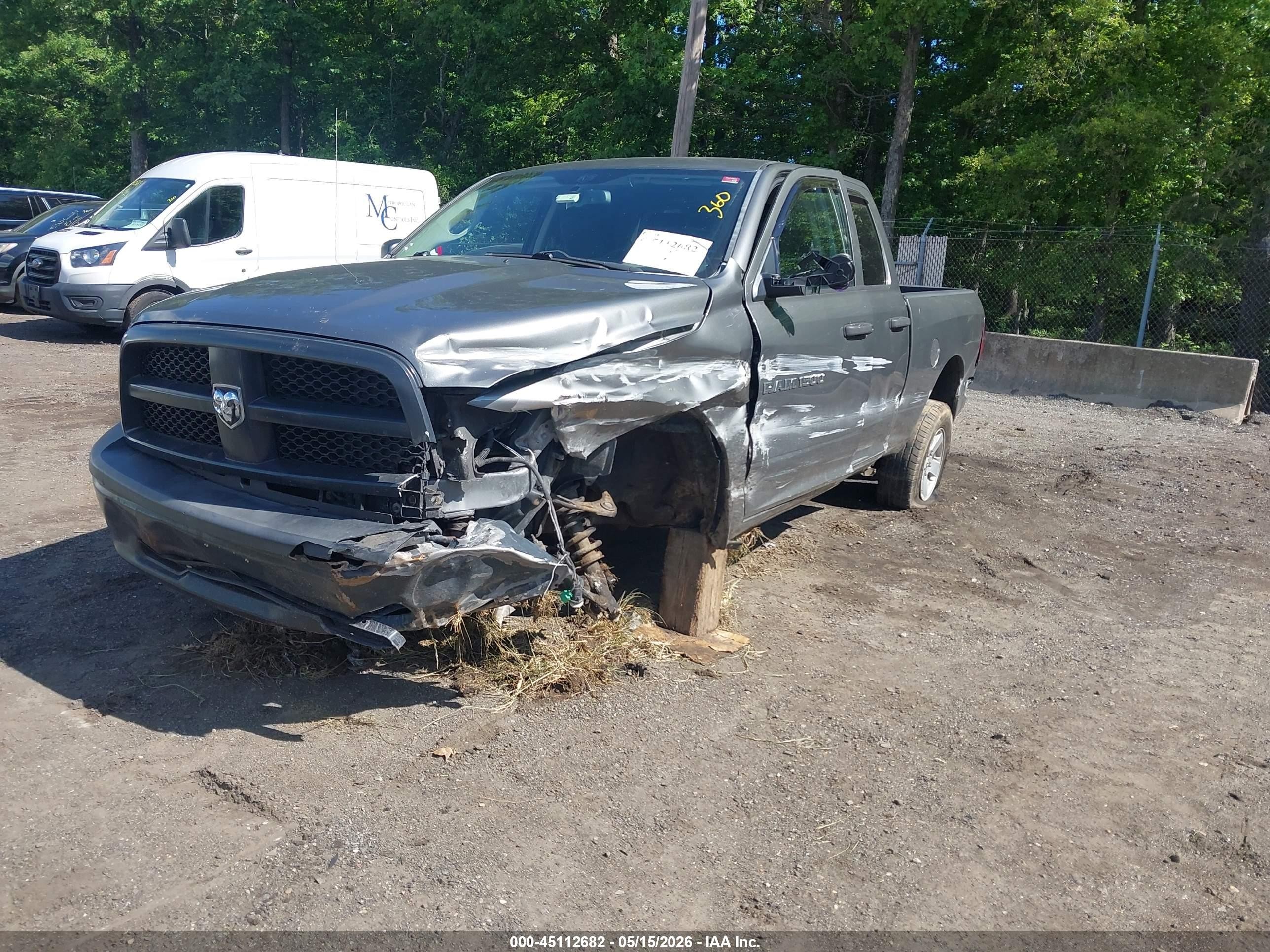 2012 Ram 1500 St Gray vin: 1C6RD7FP9CS266061