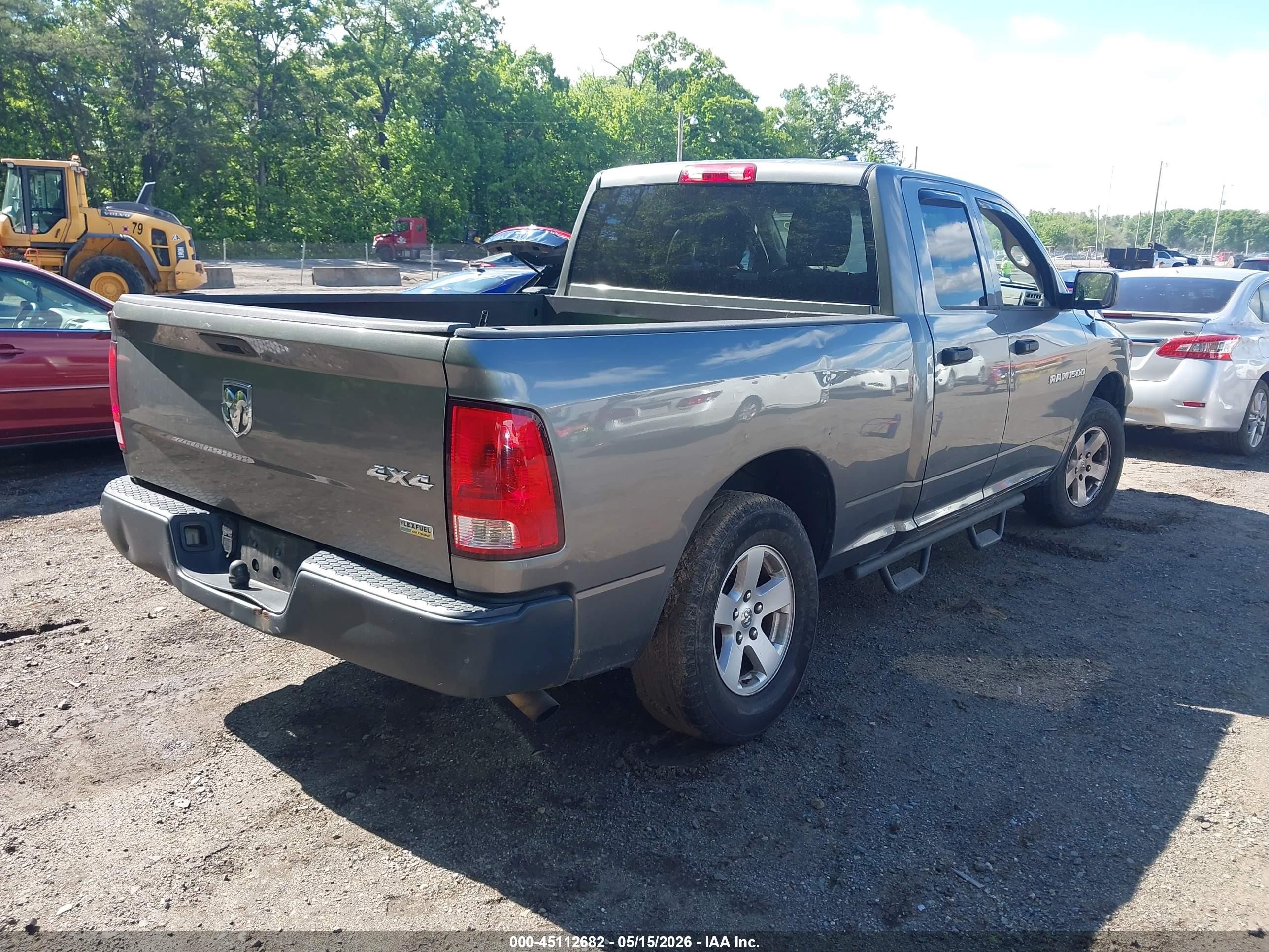 2012 Ram 1500 St Gray vin: 1C6RD7FP9CS266061