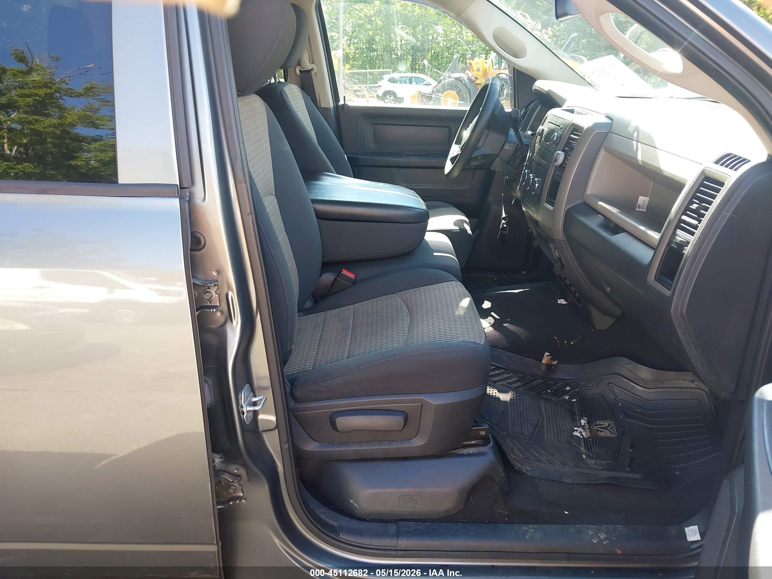 2012 Ram 1500 St Gray vin: 1C6RD7FP9CS266061