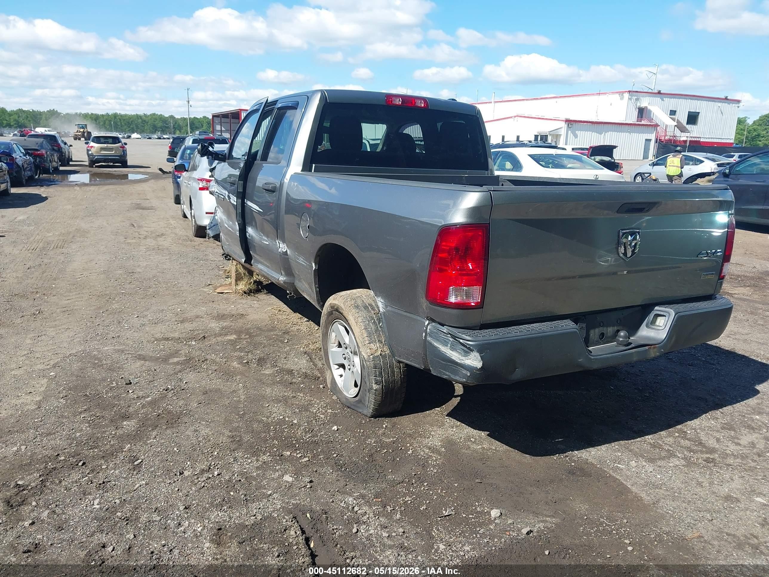 2012 Ram 1500 St Gray vin: 1C6RD7FP9CS266061