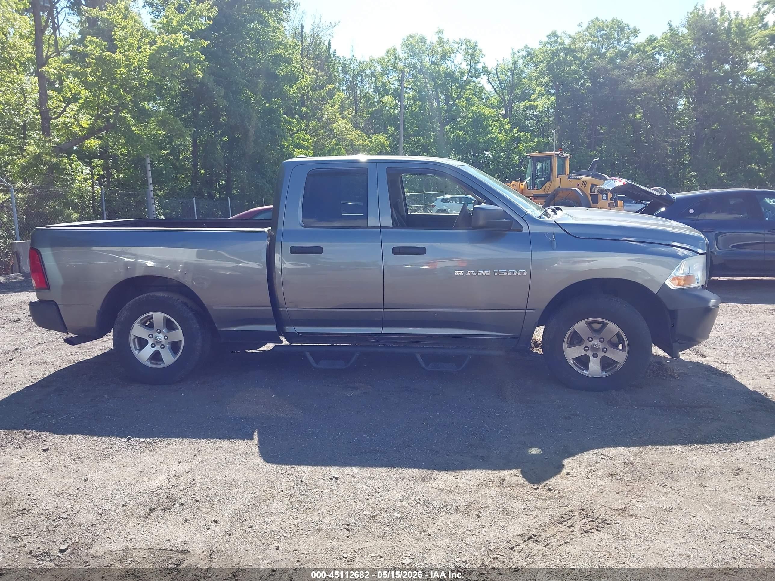 2012 Ram 1500 St Gray vin: 1C6RD7FP9CS266061