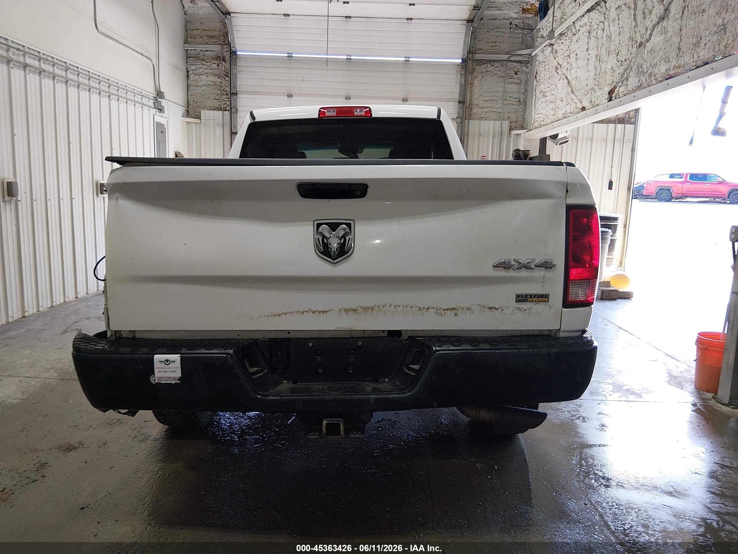 2012 Ram 1500 St White vin: 1C6RD7FP9CS324718