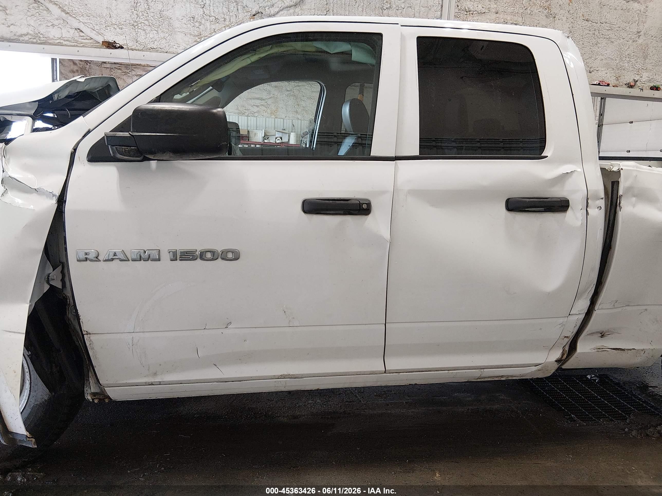 2012 Ram 1500 St White vin: 1C6RD7FP9CS324718