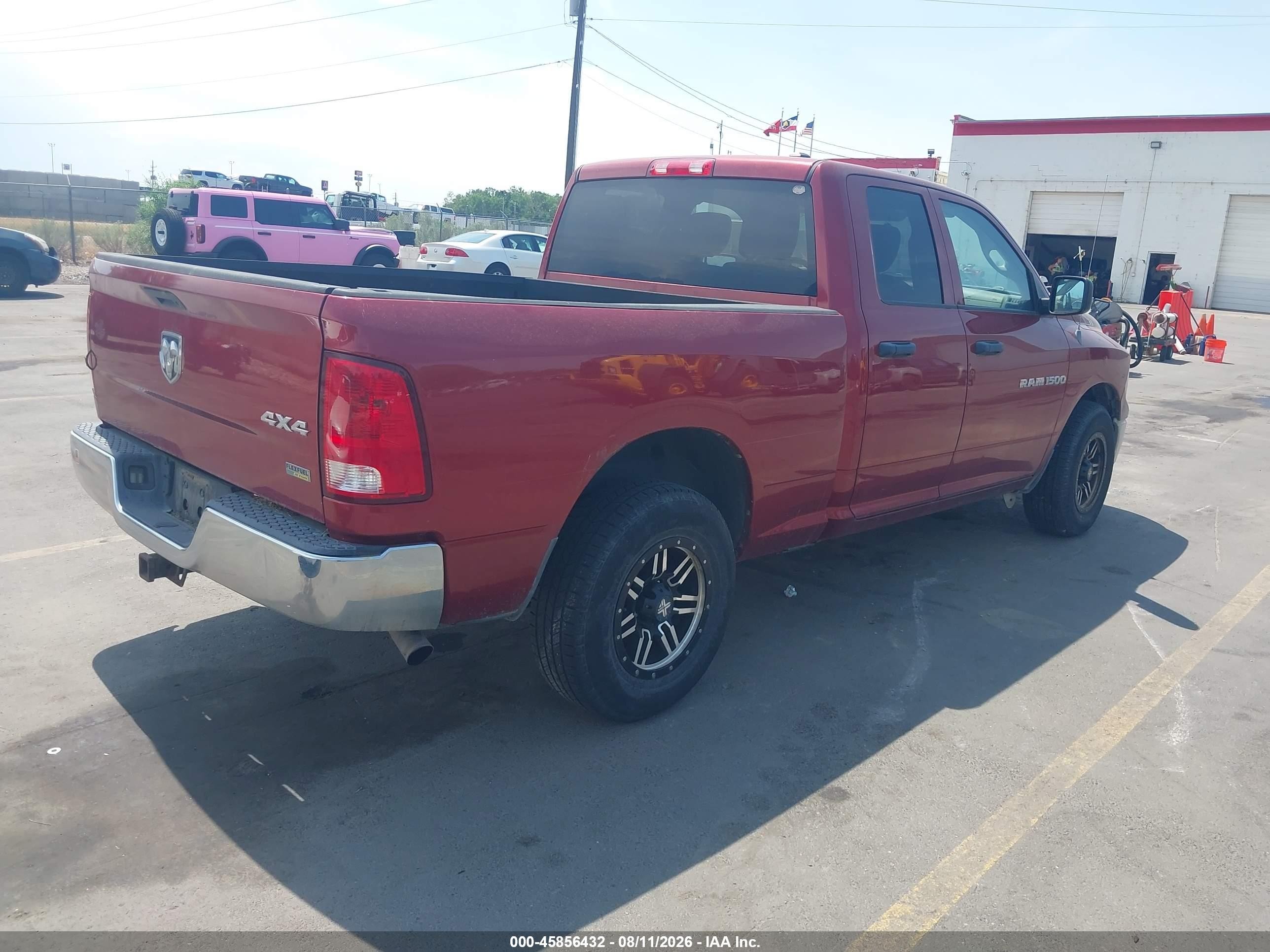 2012 Ram 1500 St Maroon vin: 1C6RD7FPXCS201669