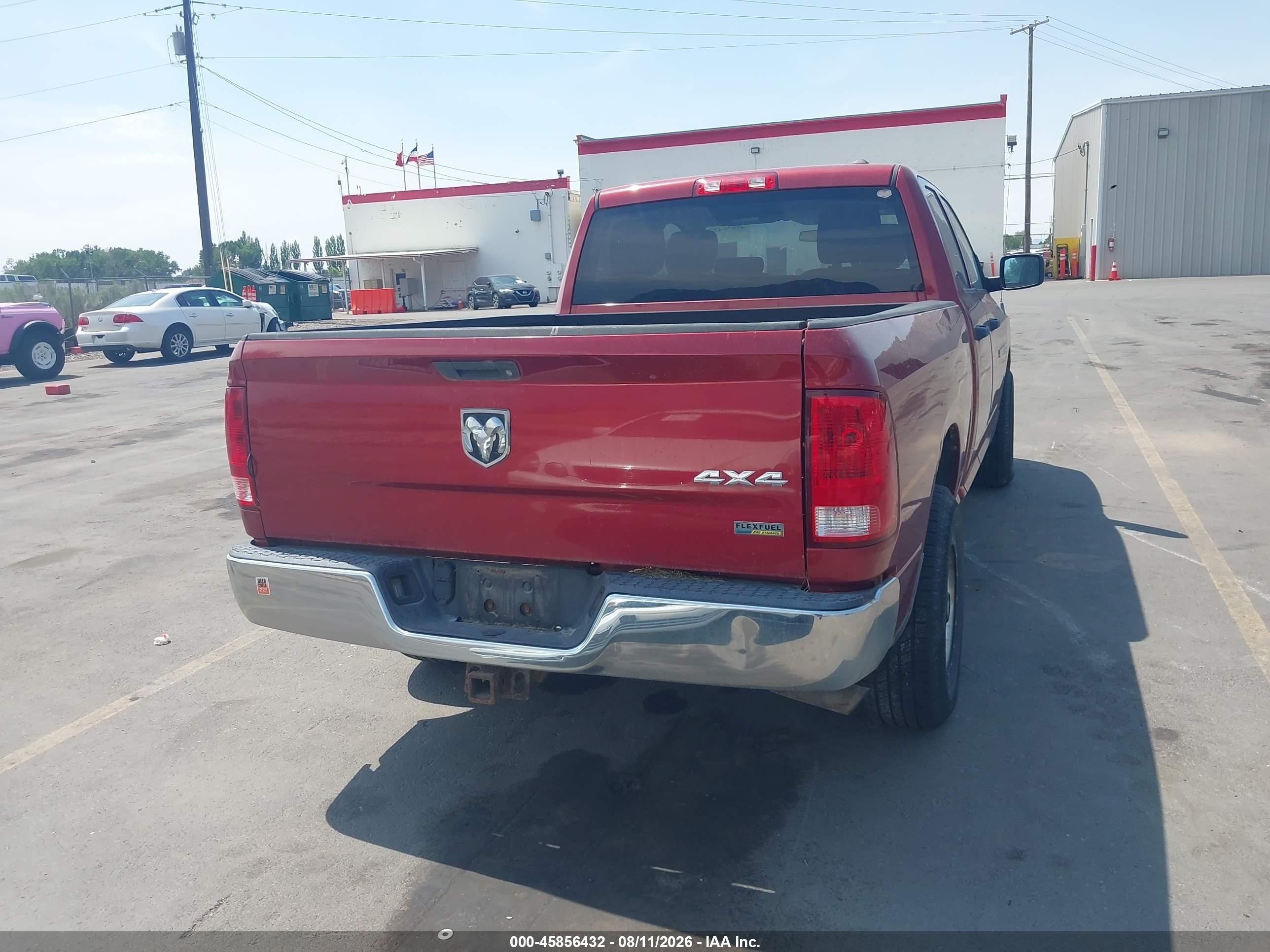 2012 Ram 1500 St Maroon vin: 1C6RD7FPXCS201669