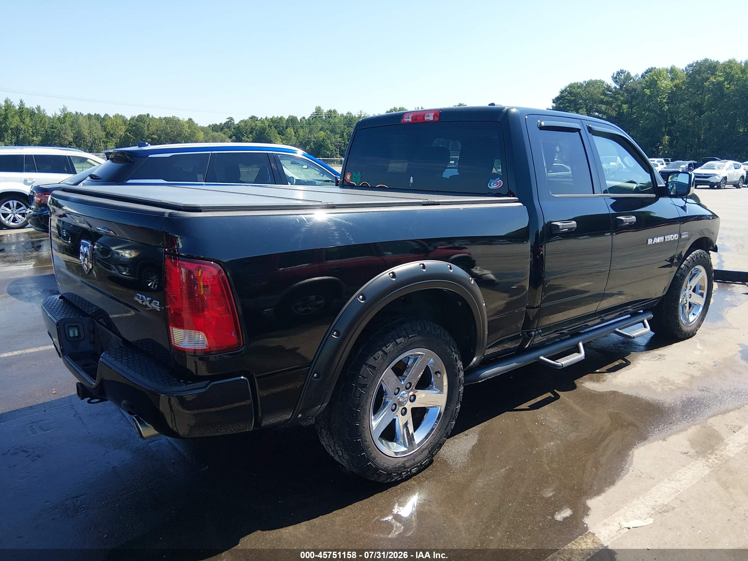 2012 Ram 1500 Express Black vin: 1C6RD7FT0CS245192
